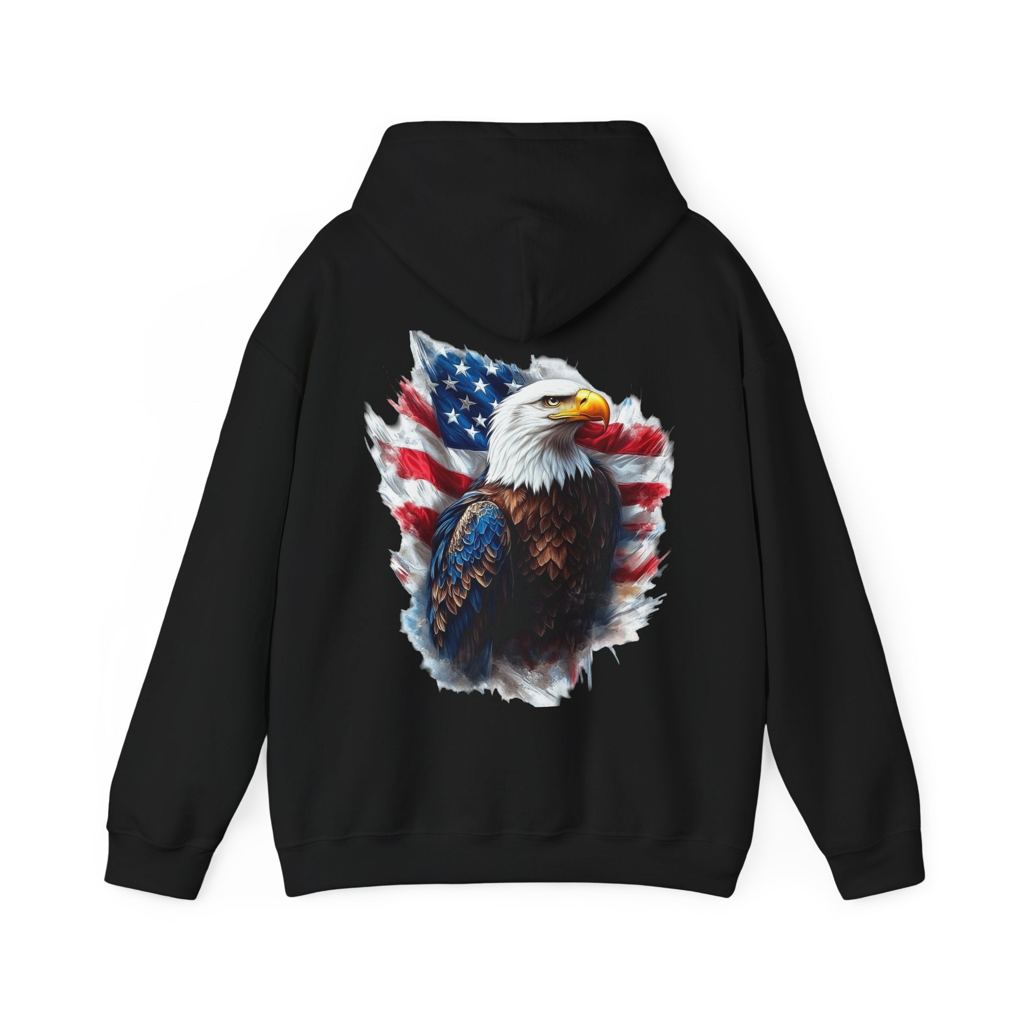 Patriotic Eagle Hoodie - Unisex Heavy Blend™ Sweatshirt