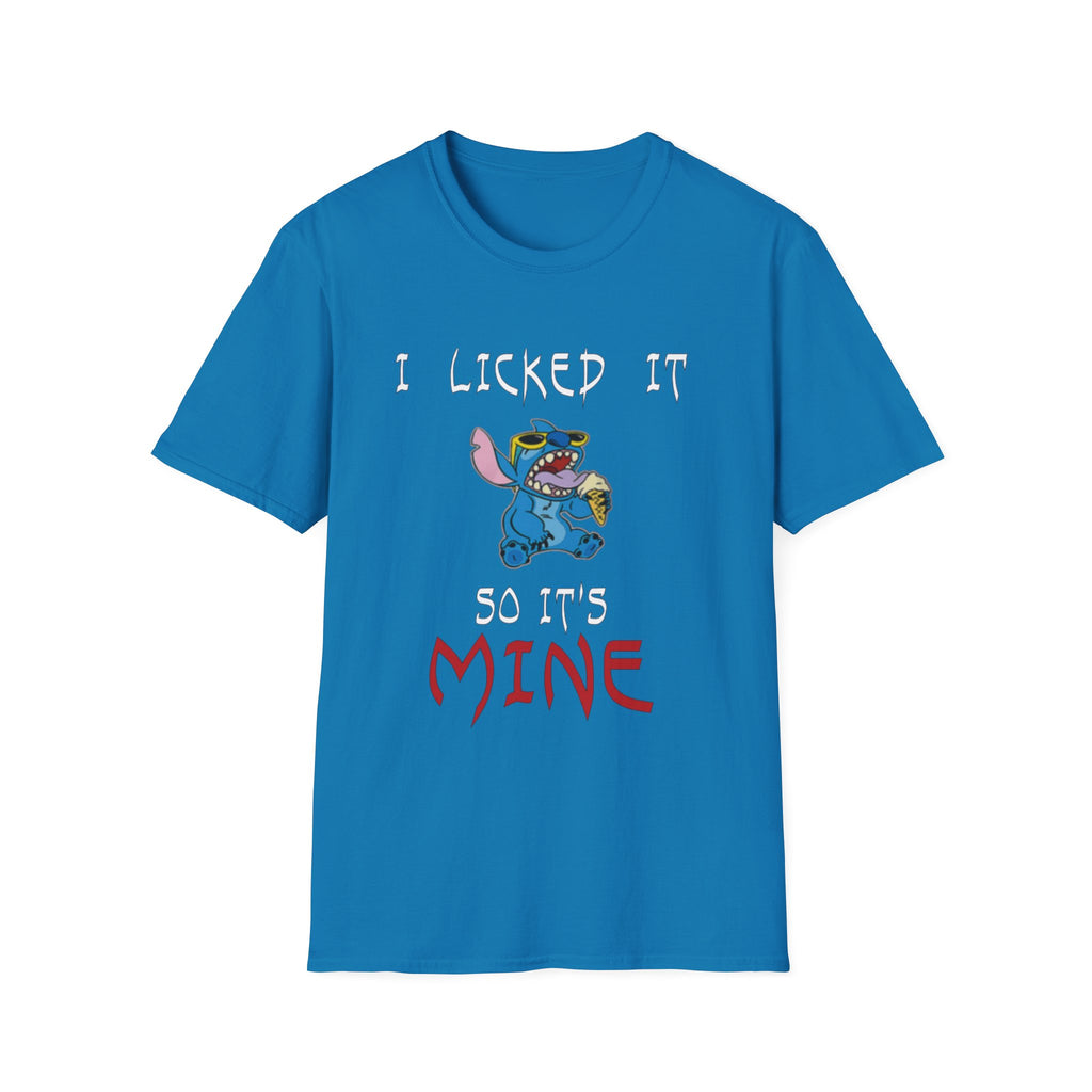 I Licked It, So It's Mine T-Shirt | Fun Graphic Tees, Cartoon Apparel, Gift for Kids & Teens, Summer Wear, Family Reunion