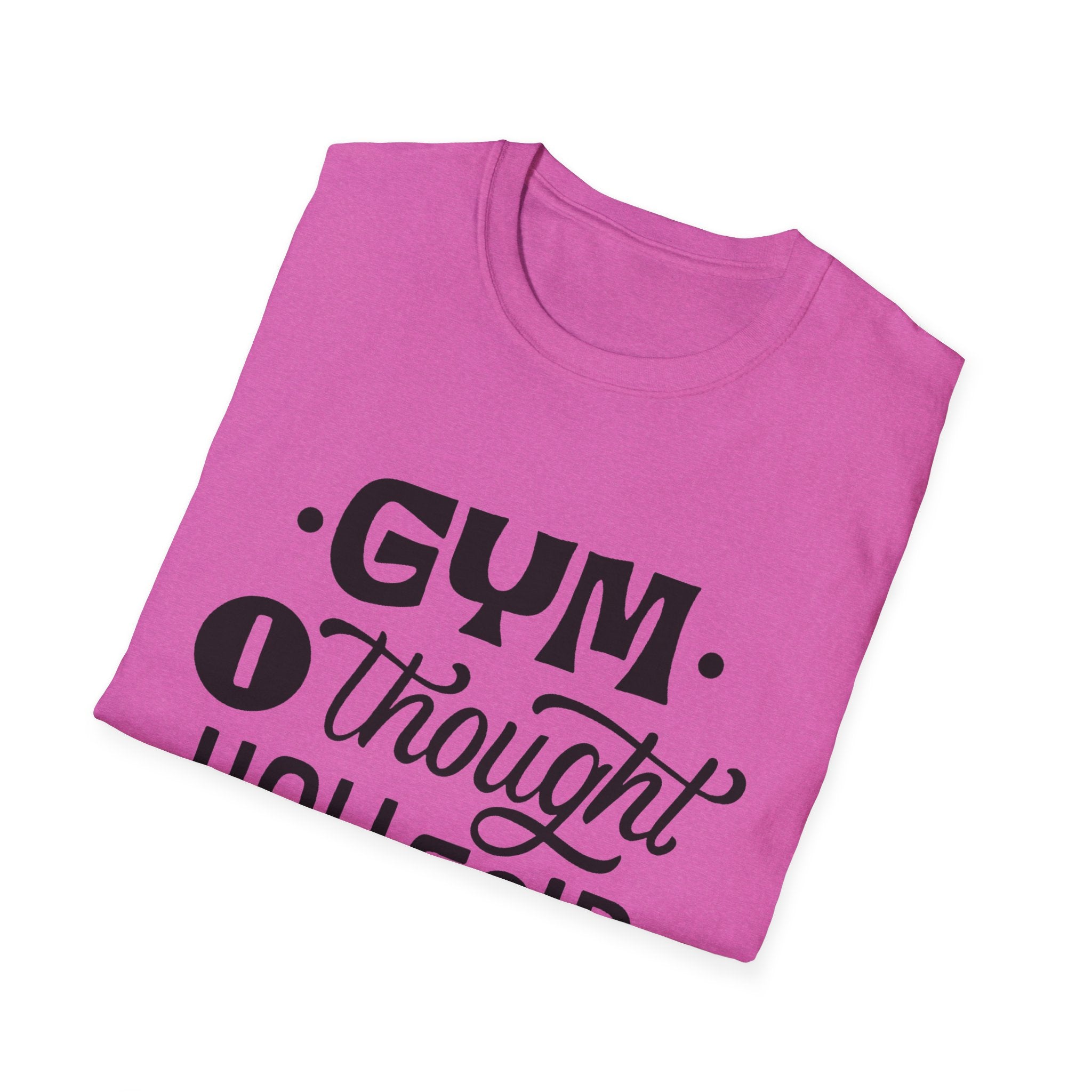 Funny Gym T-Shirt: 'I Thought You Said Gin', Unisex Softstyle Tee Perfect for Workout Lovers, Gift for Friends, Fitness Humor, Casual Wear