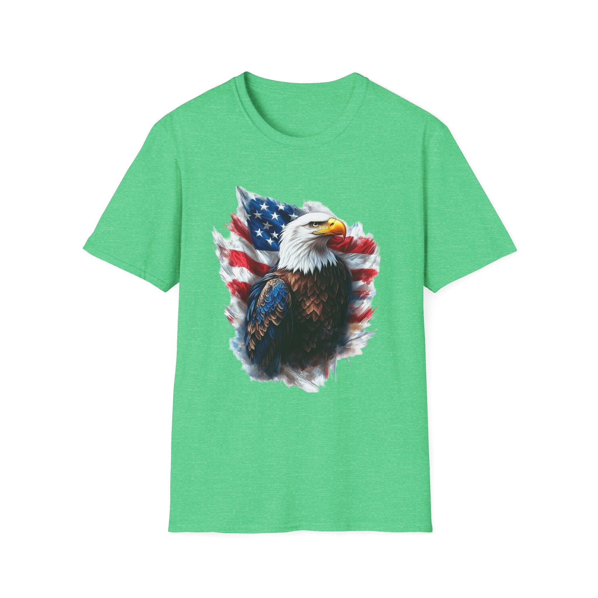 Patriotic Eagle Unisex Softstyle T-Shirt
