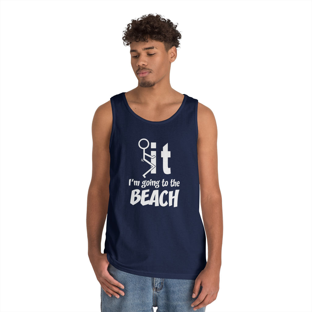 Unisex Beach Vacation Tank Top, Summer Apparel, Beachwear, Gift for Vacationers, Funny Tank for Men and Women