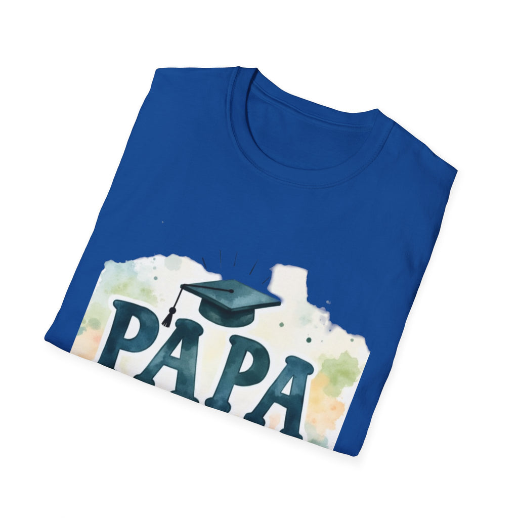 Funny Graduation T-Shirt for Dad, Great Gift for Father's Day, Papa Shirt, Unisex Softstyle Tee, Graduation Celebration Apparel