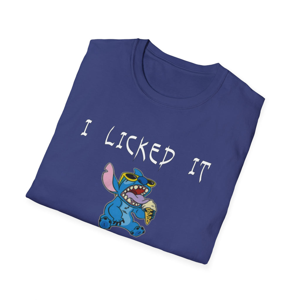 I Licked It, So It's Mine T-Shirt | Fun Graphic Tees, Cartoon Apparel, Gift for Kids & Teens, Summer Wear, Family Reunion