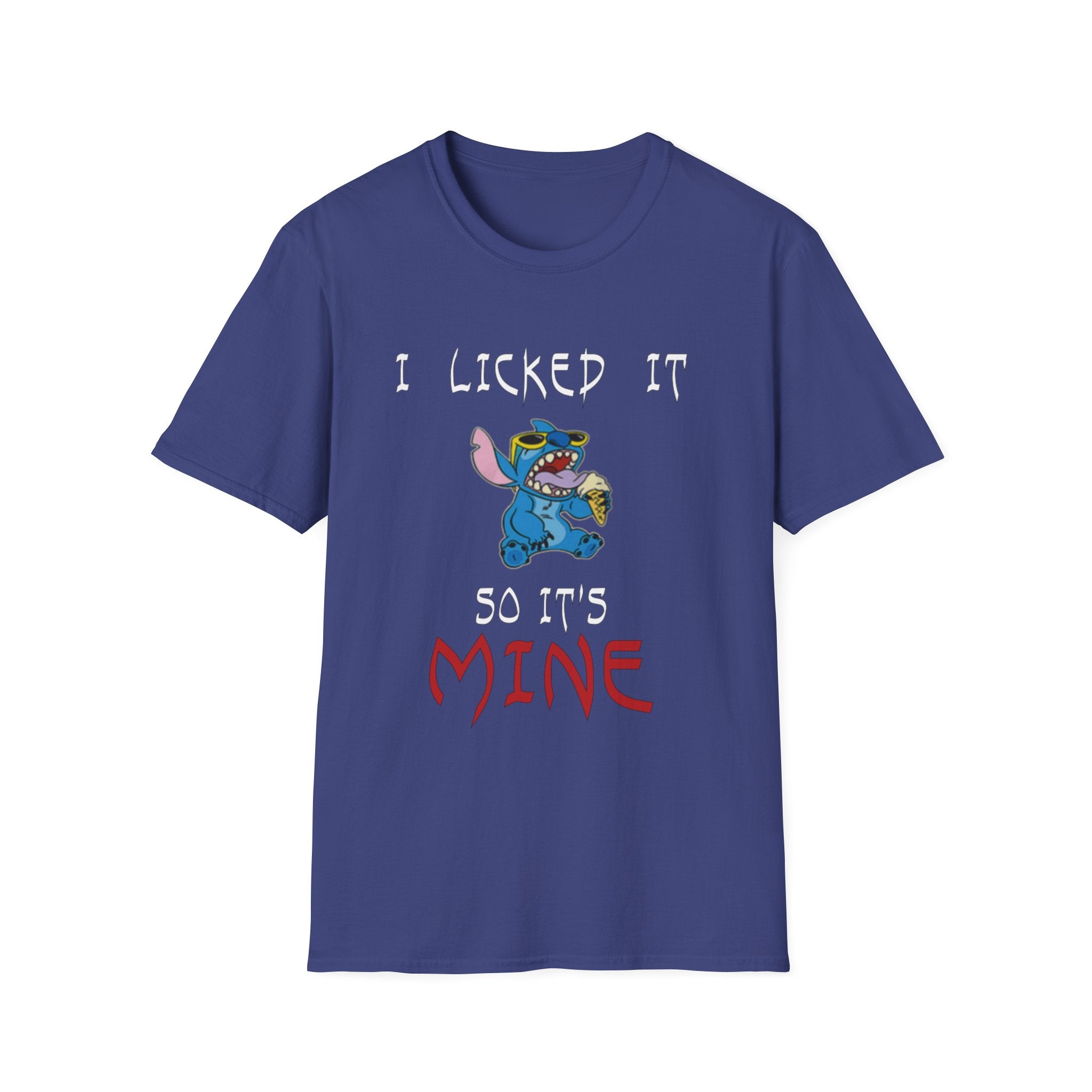 I Licked It, So It's Mine T-Shirt | Fun Graphic Tees, Cartoon Apparel, Gift for Kids & Teens, Summer Wear, Family Reunion