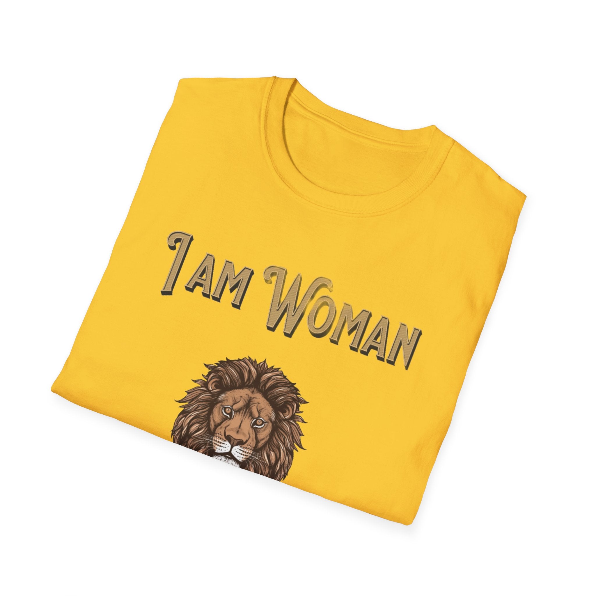 Empowering Women's T-Shirt: I Am Woman, Hear Me Roar | Feminist Apparel, Gift for Her, Motivational Tee, Casual Wear, Women's Rights