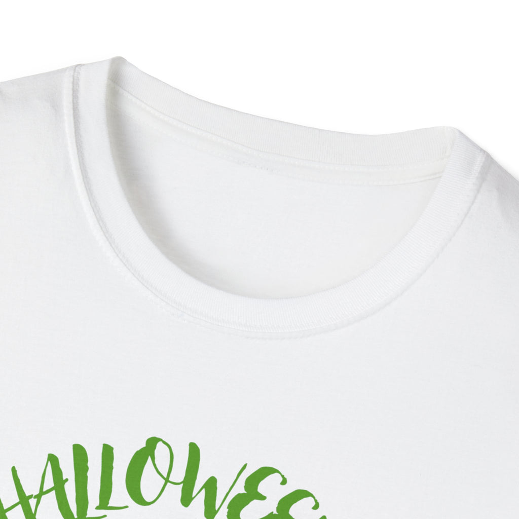 Halloween T-Shirt, Cute Frankenstein Design, Festive Apparel, Gifts for Kids & Adults, Spooky Season Outfit, Unisex Softstyle Tee