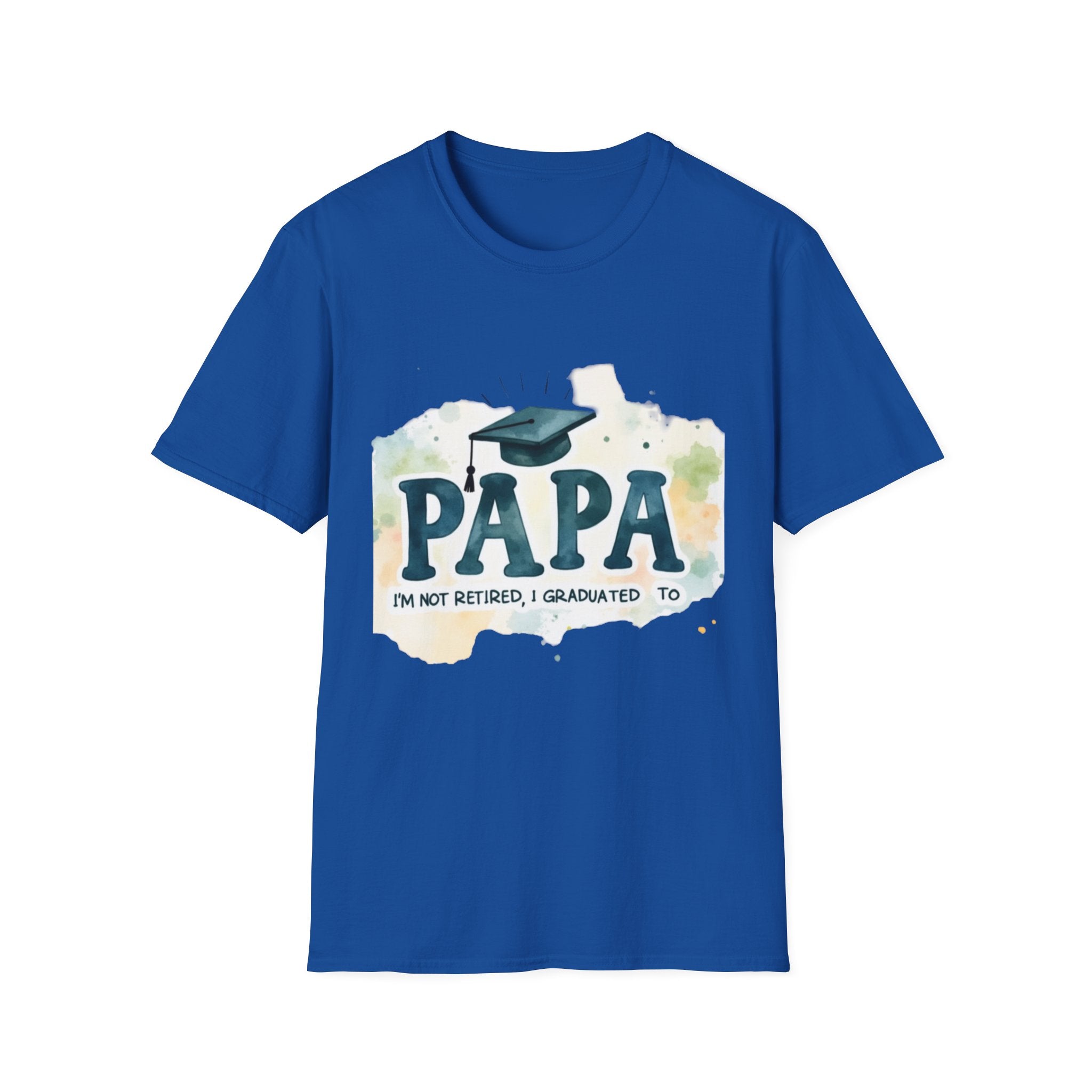 Funny Graduation T-Shirt for Dad, Great Gift for Father's Day, Papa Shirt, Unisex Softstyle Tee, Graduation Celebration Apparel