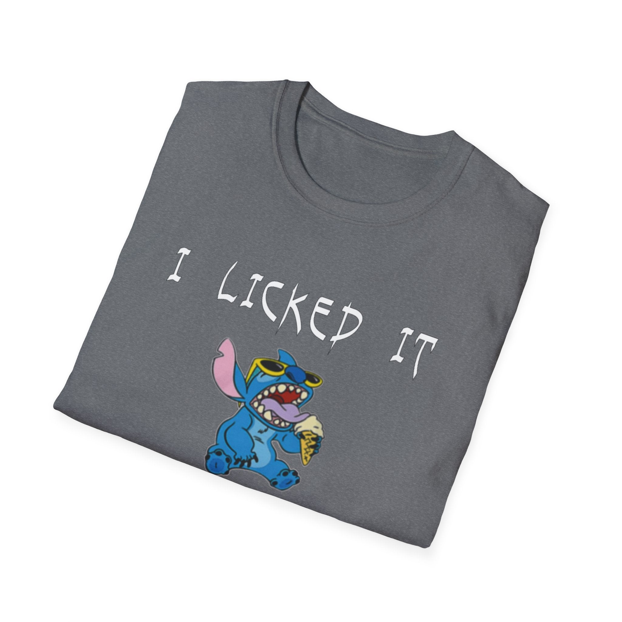 I Licked It, So It's Mine T-Shirt | Fun Graphic Tees, Cartoon Apparel, Gift for Kids & Teens, Summer Wear, Family Reunion