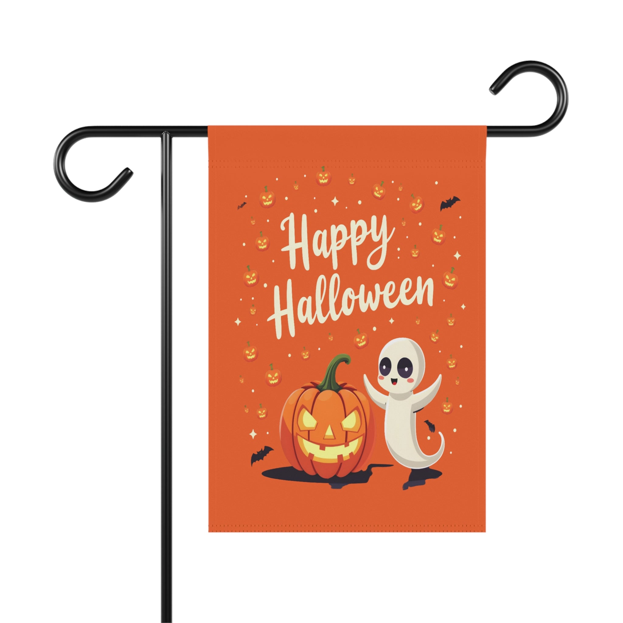 Halloween Garden Banner, Fall Decor, Halloween Decorations, Outdoor Halloween Signage, Trick or Treat Yard Decor, Pumpkin Ghost Banner