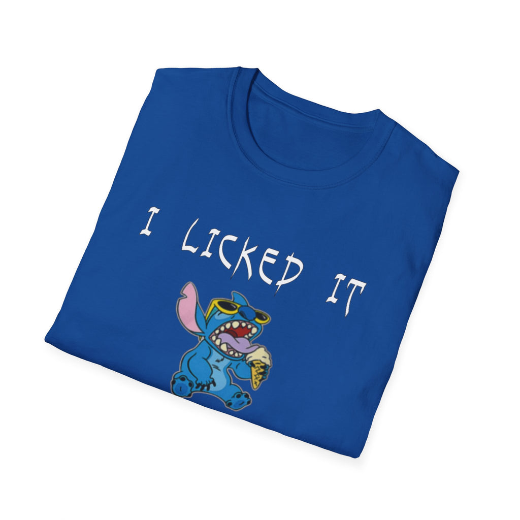 I Licked It, So It's Mine T-Shirt | Fun Graphic Tees, Cartoon Apparel, Gift for Kids & Teens, Summer Wear, Family Reunion