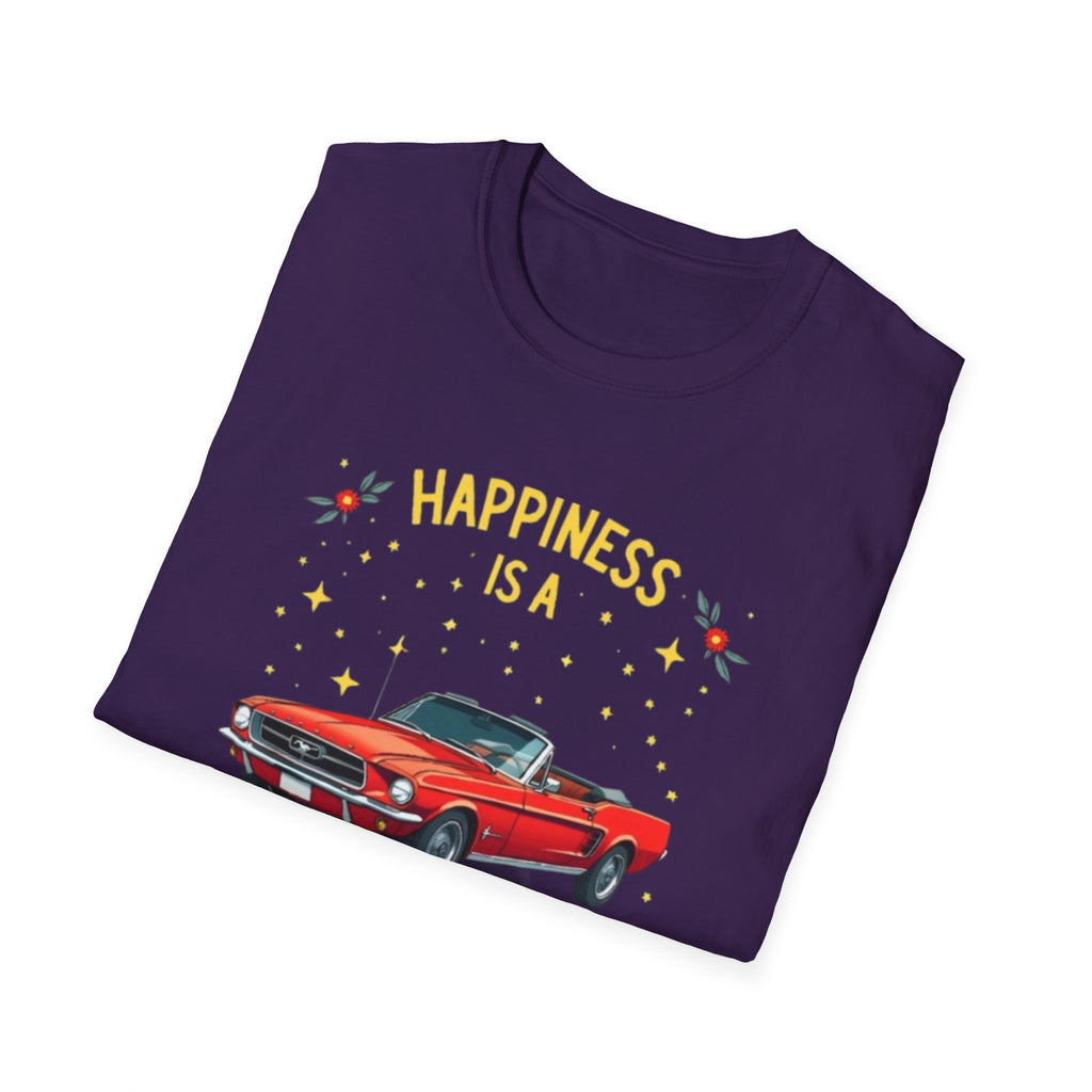 Retro Road Trip Unisex Softstyle T-Shirt - Happiness is a Road Trip Tee, Summer Adventure Shirt, Car Lovers Gift, Vacation Wear, [...]