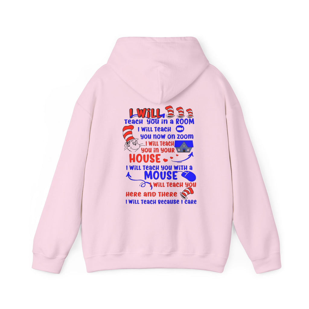 Cat in the Hat Inspirational Hoodie with Motivational Quote