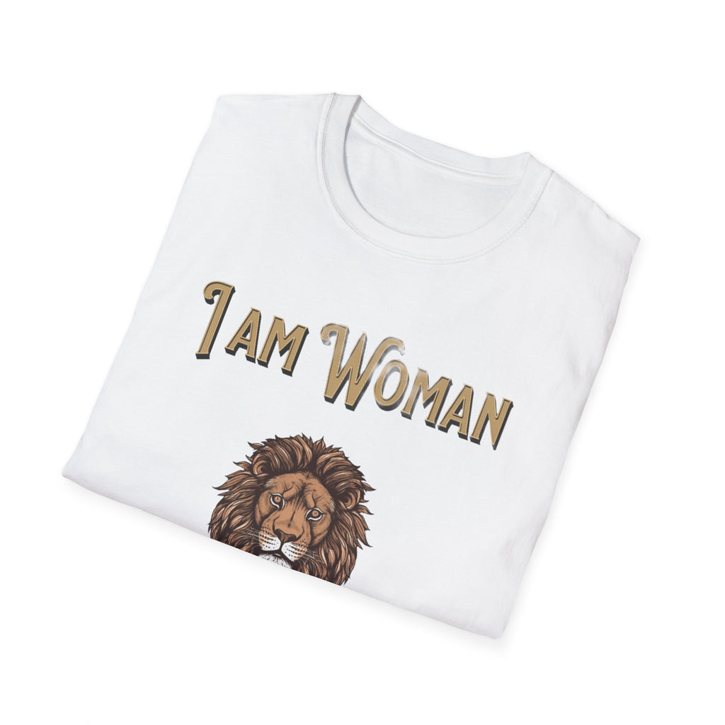 Empowering Women's T-Shirt: I Am Woman, Hear Me Roar | Feminist Apparel, Gift for Her, Motivational Tee, Casual Wear, Women's Rights