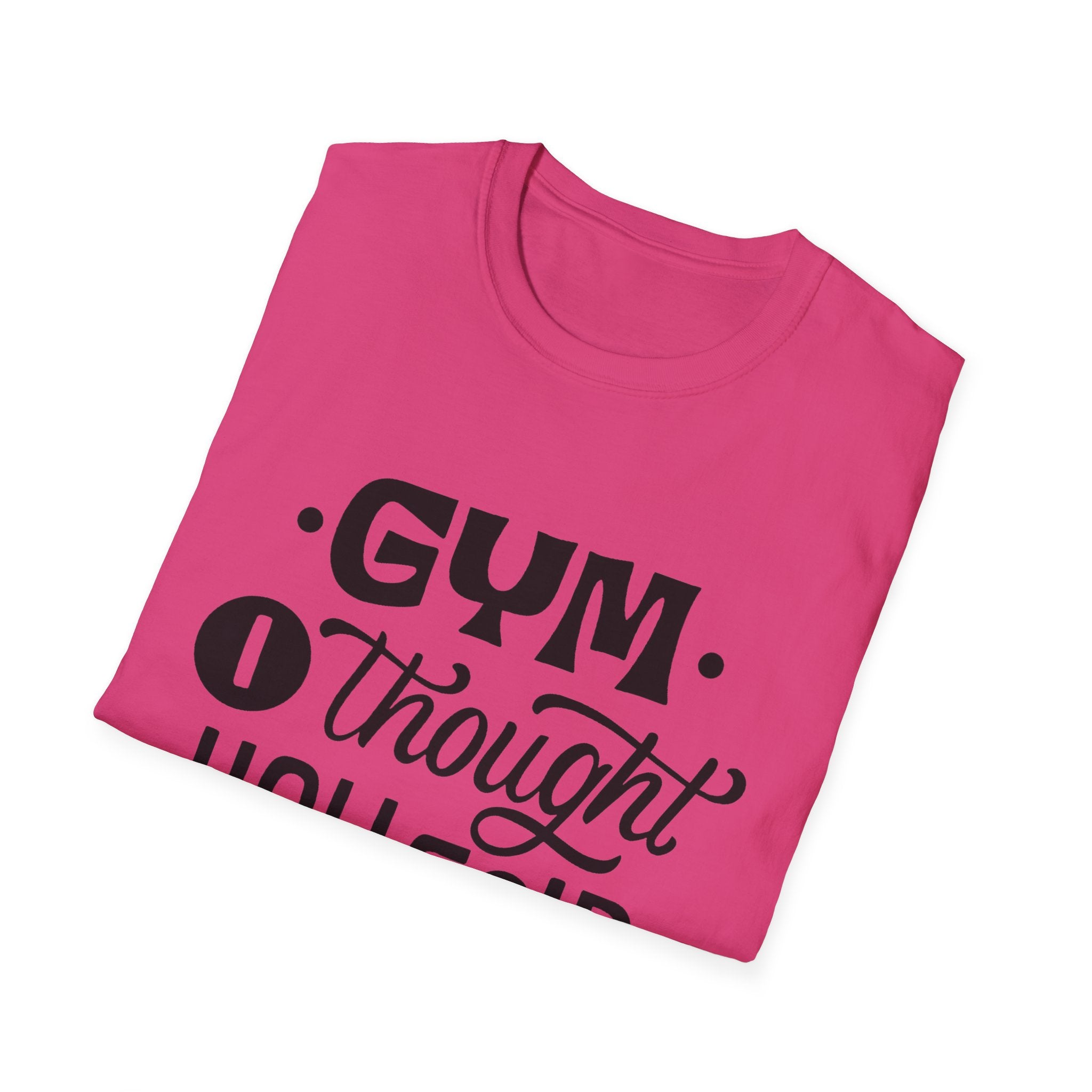 Funny Gym T-Shirt: 'I Thought You Said Gin', Unisex Softstyle Tee Perfect for Workout Lovers, Gift for Friends, Fitness Humor, Casual Wear