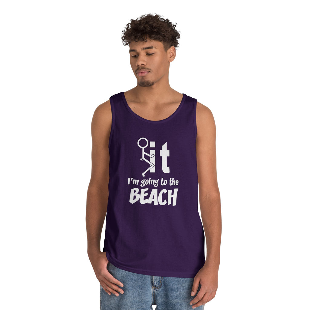 Unisex Beach Vacation Tank Top, Summer Apparel, Beachwear, Gift for Vacationers, Funny Tank for Men and Women