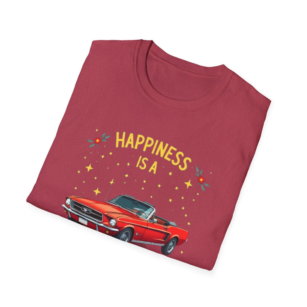Retro Road Trip Unisex Softstyle T-Shirt - Happiness is a Road Trip Tee, Summer Adventure Shirt, Car Lovers Gift, Vacation Wear, [...]