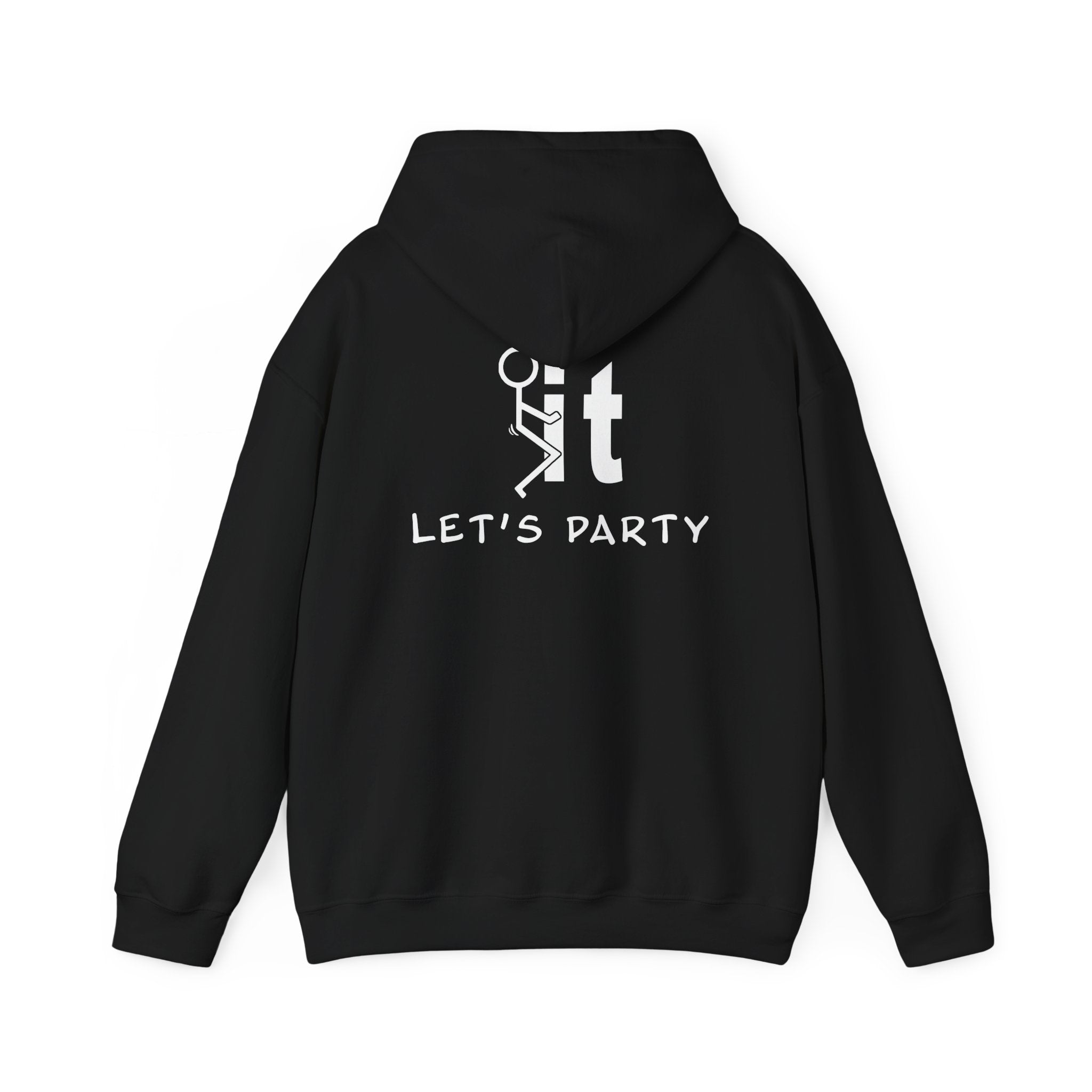 Party Time Unisex Hooded Sweatshirt | Fun Casual Wear, Gift for Friends, Celebrations, Cozy Outfit, Everyday Comfort, Party Apparel
