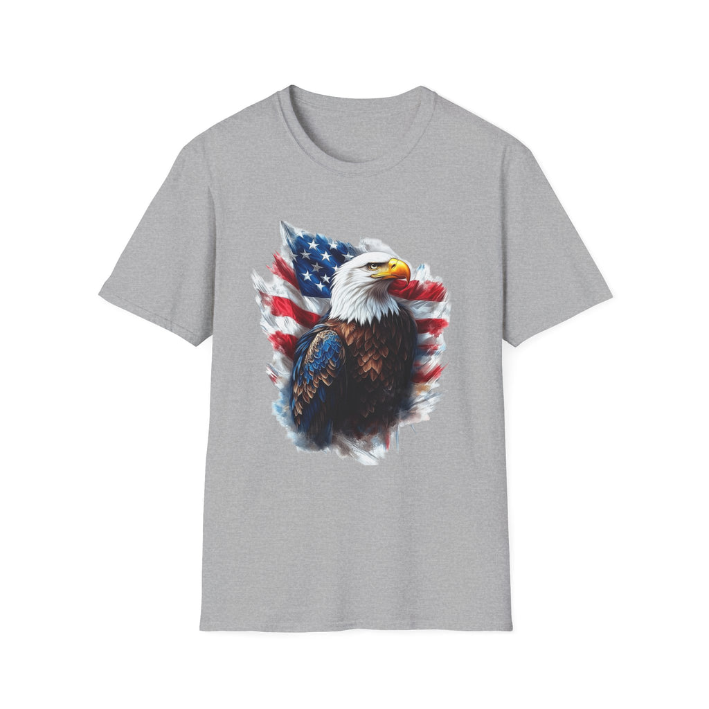 Patriotic Eagle Unisex Softstyle T-Shirt