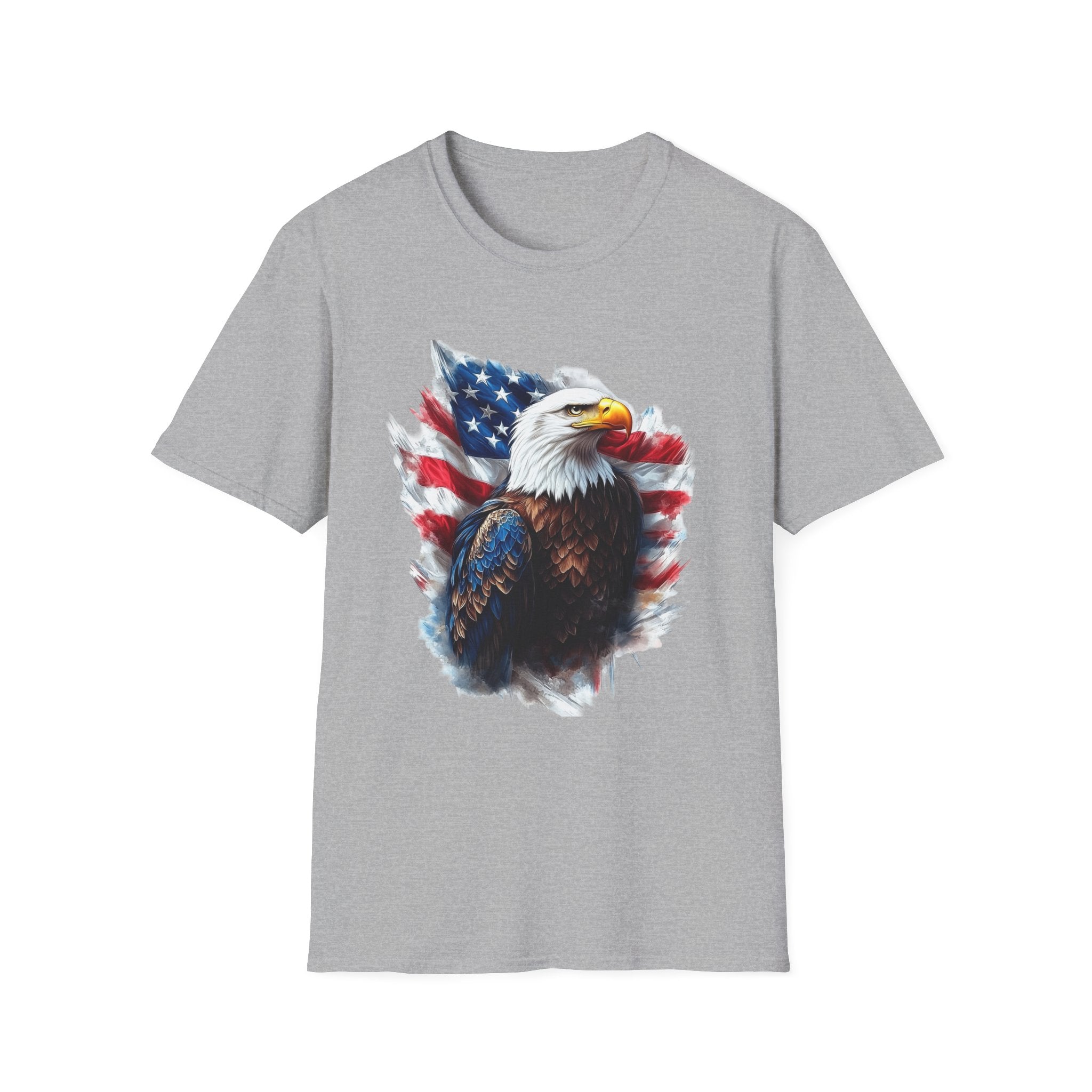 Patriotic Eagle Unisex Softstyle T-Shirt