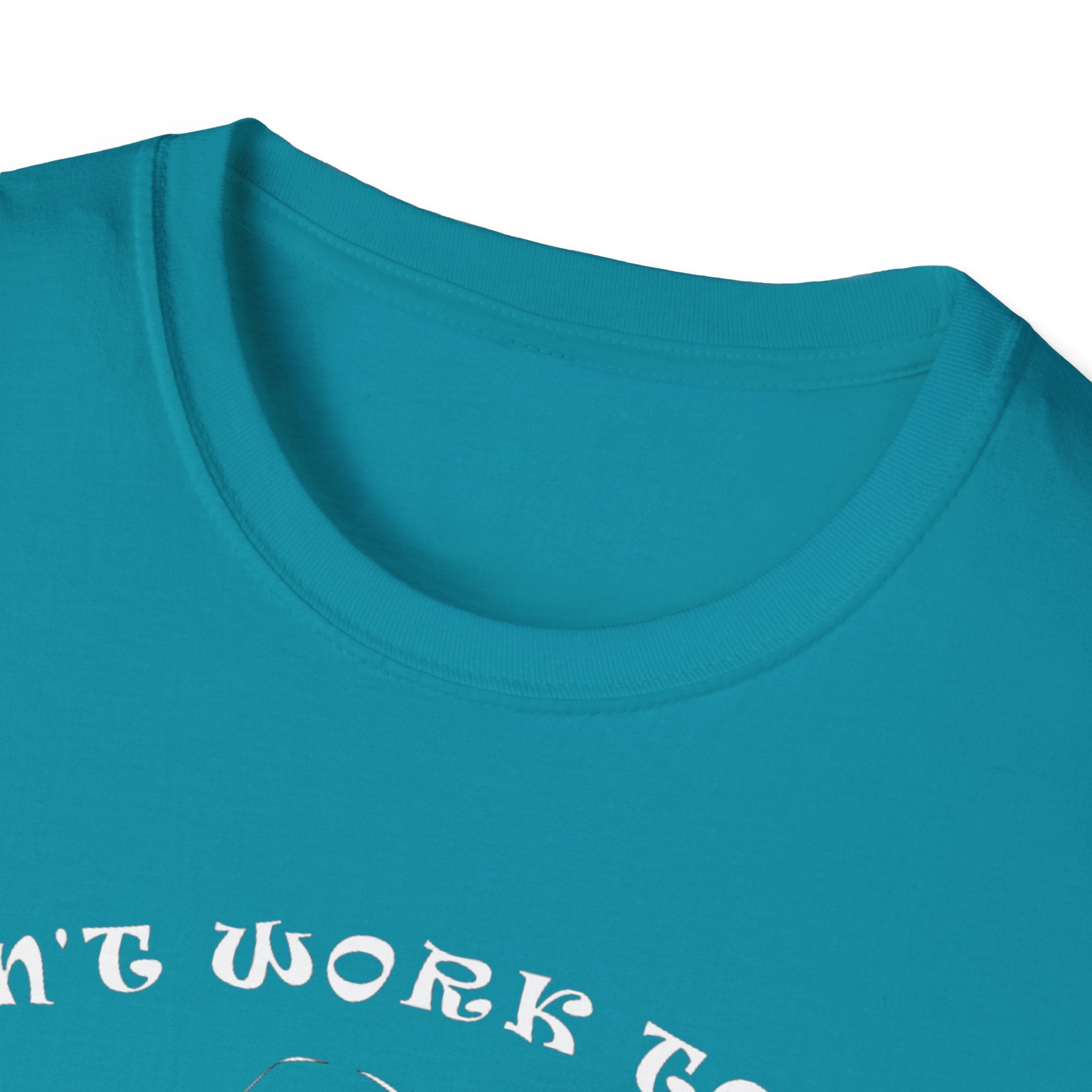 Funny Fishing T-Shirt, Can't Work Today, Fishing Humor Tee, Gift for Fisherman, Casual Unisex Apparel