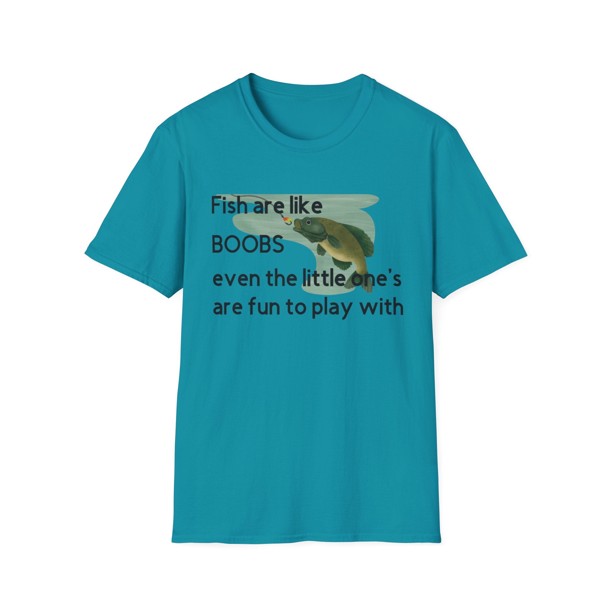 Funny Fishing T-Shirt for Adults, Great Gift for Fishermen and Humor Lovers, Perfect for Birthdays, Holidays, Casual Wear, Fishing Trips
