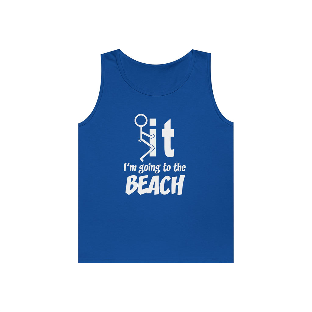 Unisex Beach Vacation Tank Top, Summer Apparel, Beachwear, Gift for Vacationers, Funny Tank for Men and Women