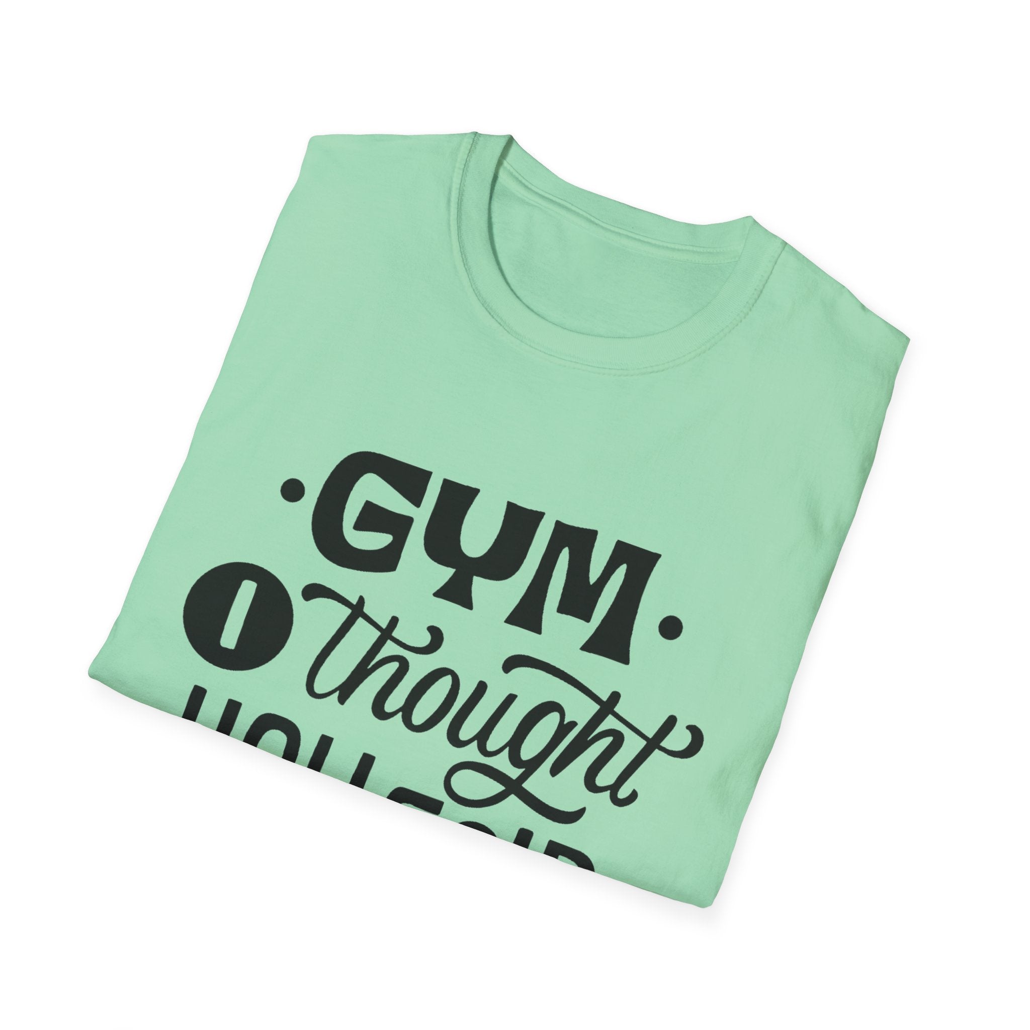 Funny Gym T-Shirt: 'I Thought You Said Gin', Unisex Softstyle Tee Perfect for Workout Lovers, Gift for Friends, Fitness Humor, Casual Wear