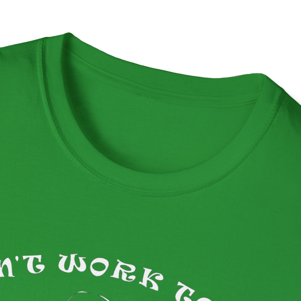 Funny Fishing T-Shirt, Can't Work Today, Fishing Humor Tee, Gift for Fisherman, Casual Unisex Apparel