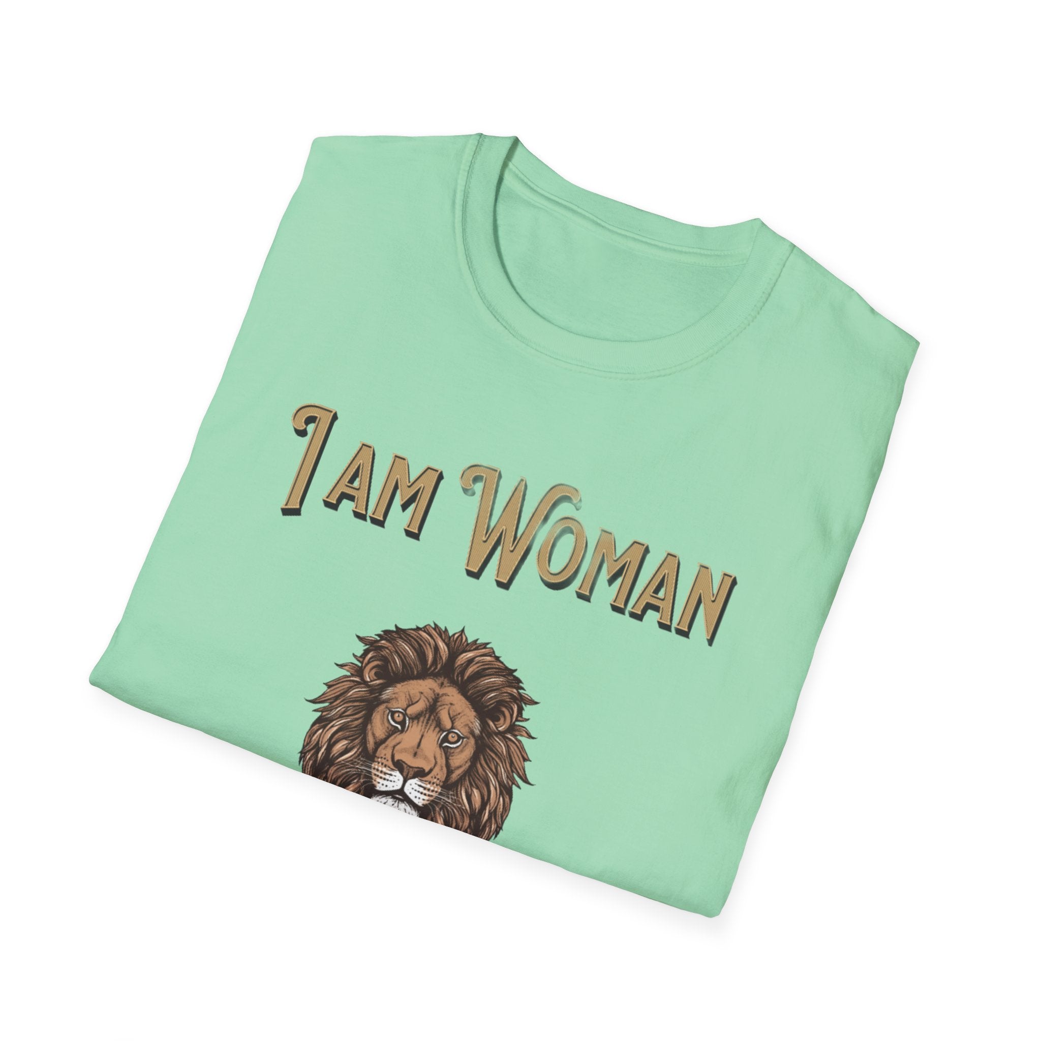 Empowering Women's T-Shirt: I Am Woman, Hear Me Roar | Feminist Apparel, Gift for Her, Motivational Tee, Casual Wear, Women's Rights