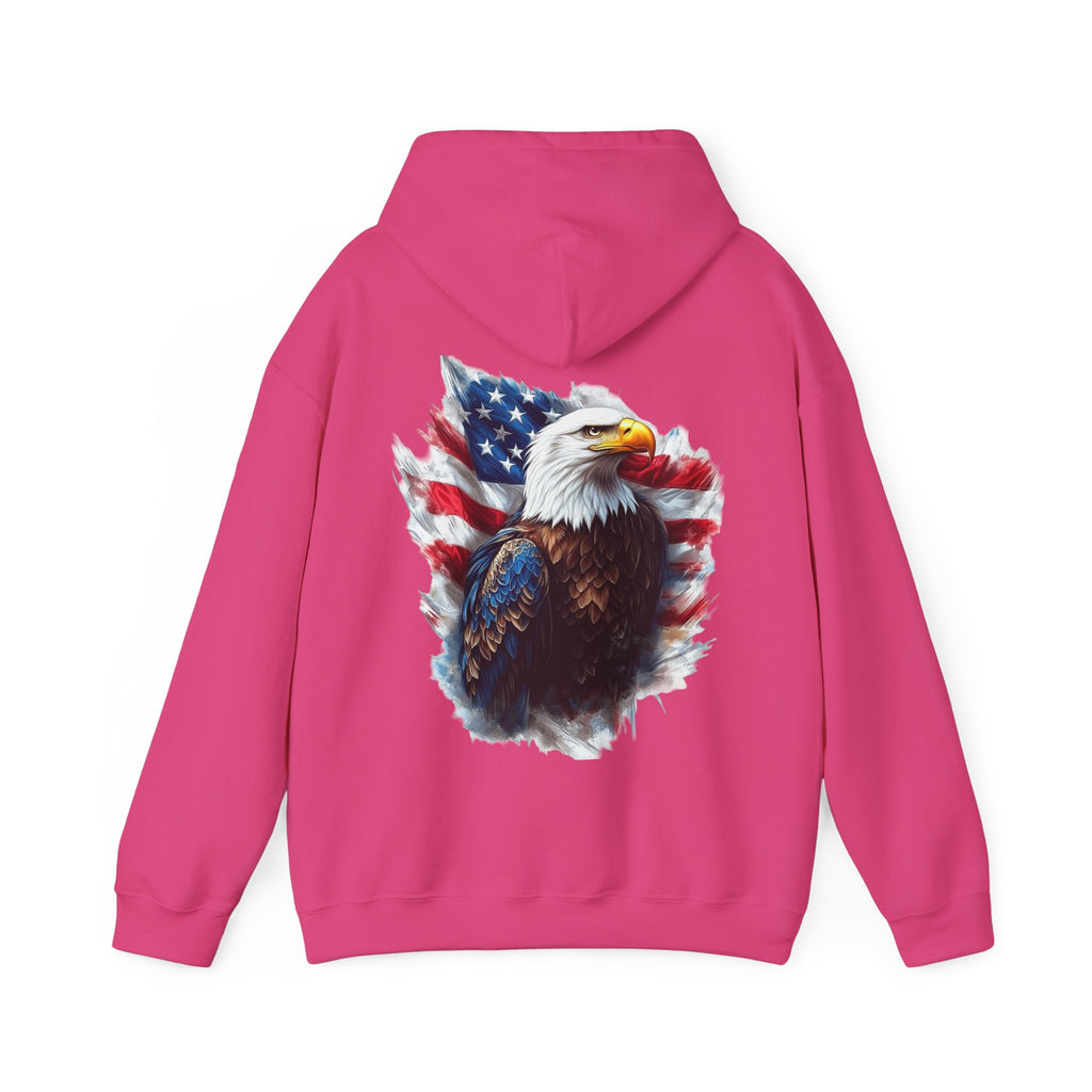 Patriotic Eagle Hoodie - Unisex Heavy Blend™ Sweatshirt