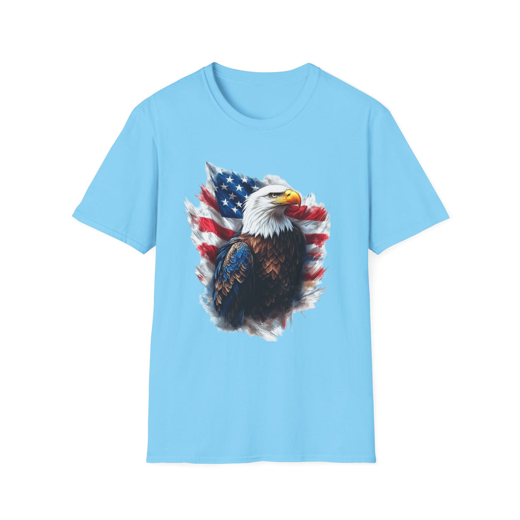 Patriotic Eagle Unisex Softstyle T-Shirt