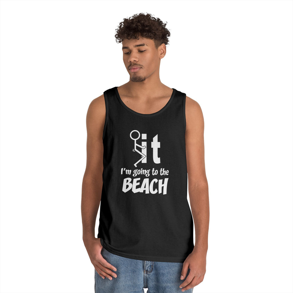Unisex Beach Vacation Tank Top, Summer Apparel, Beachwear, Gift for Vacationers, Funny Tank for Men and Women