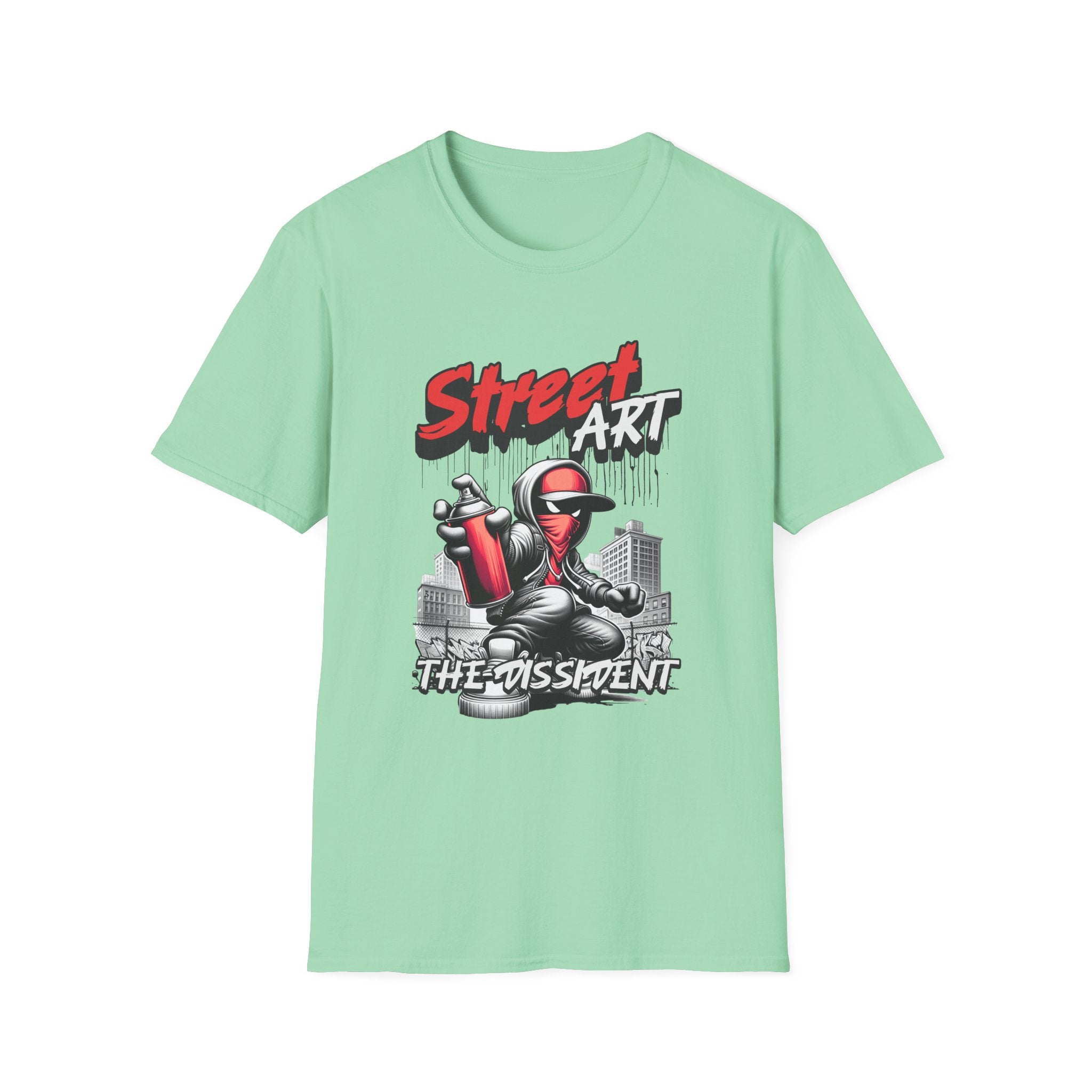 Street Art T-Shirt — The Dissident Spray Can Graffiti Tee