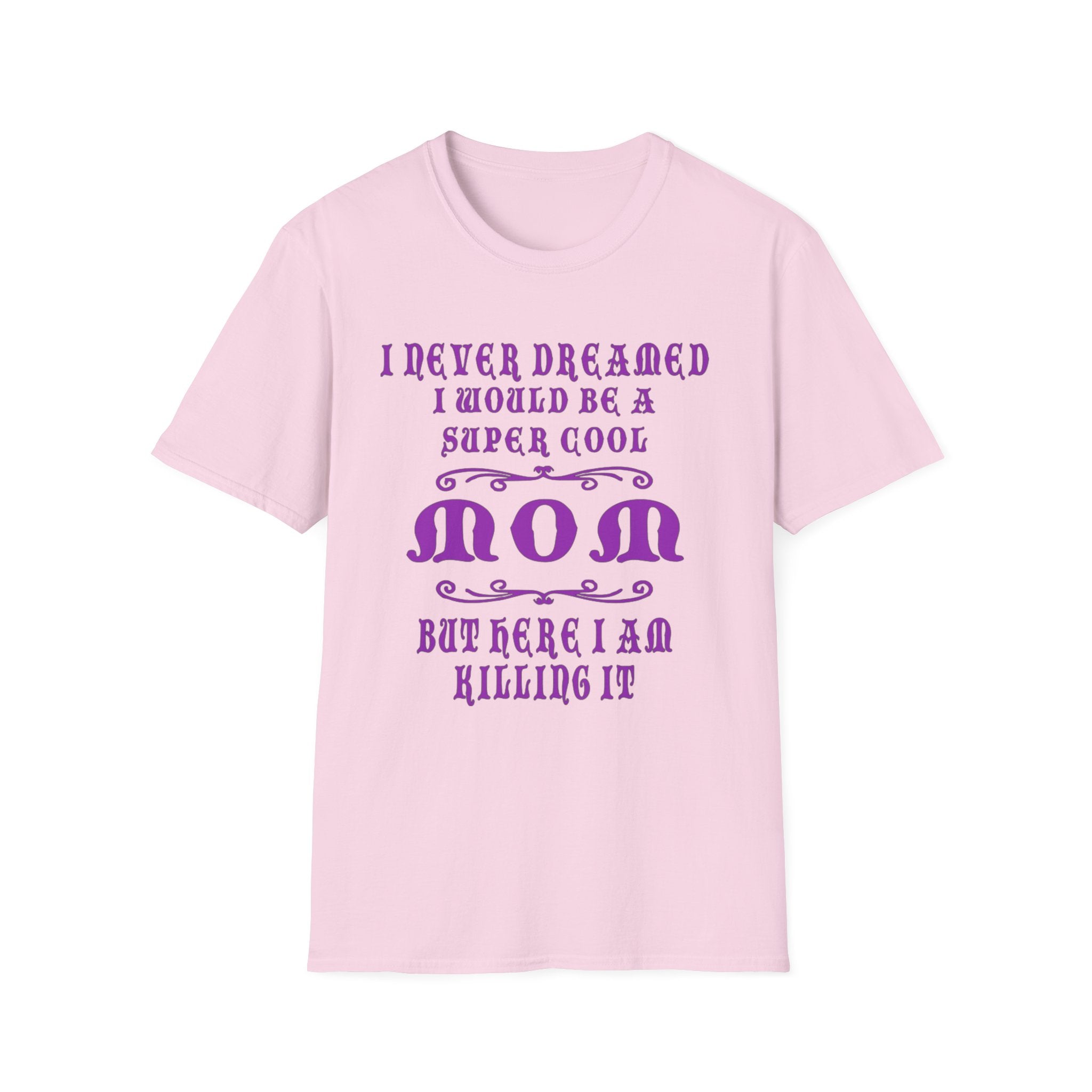 Super Cool Mom T-Shirt, Unisex Cotton Tee for Mother's Day, Birthday Gift for Moms, Funny Mom Shirt, Casual Family Apparel
