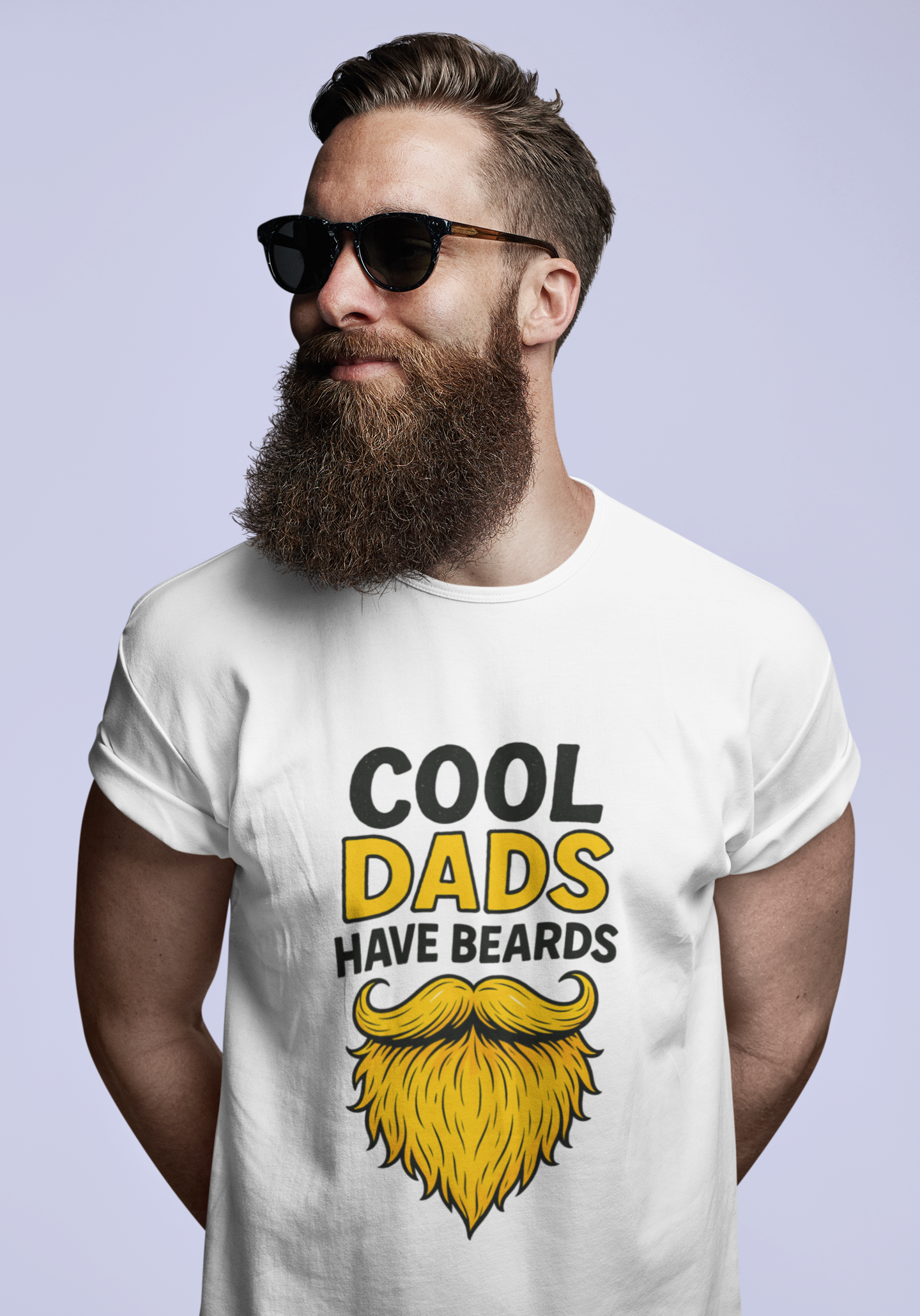 Cool Dads Have Beards Unisex T-Shirt