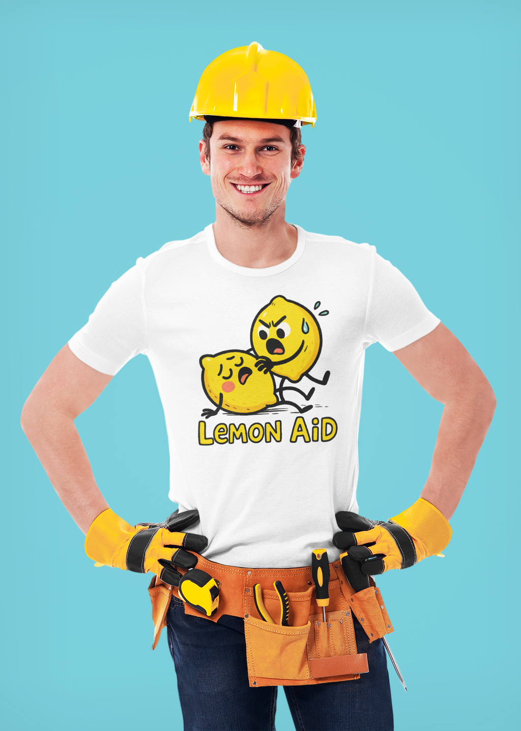 Lemon Aid T‑Shirt - Funny Rescue Lemons Graphic Tee