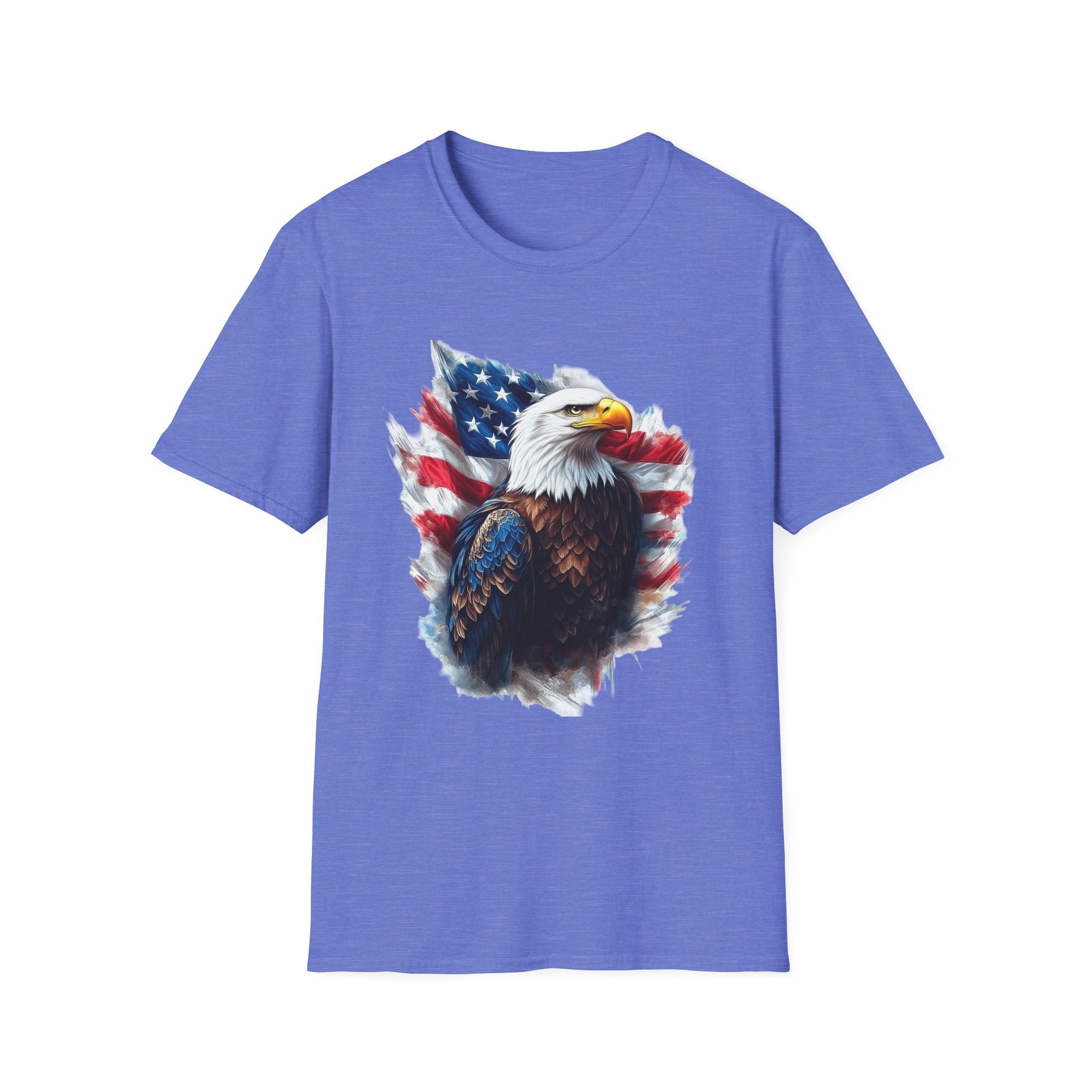 Patriotic Eagle Unisex Softstyle T-Shirt