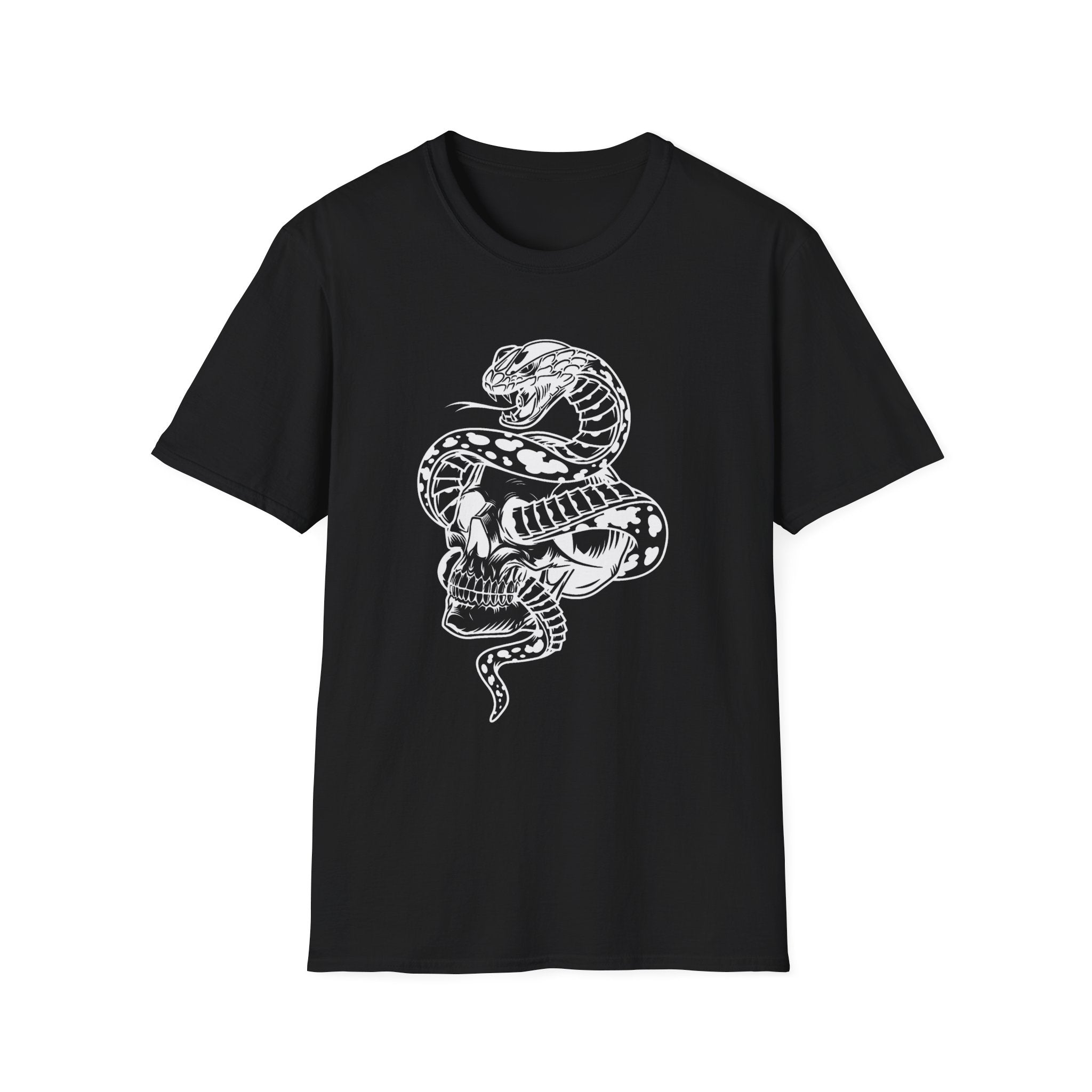 Snake and Skull Unisex Graphic T-Shirt