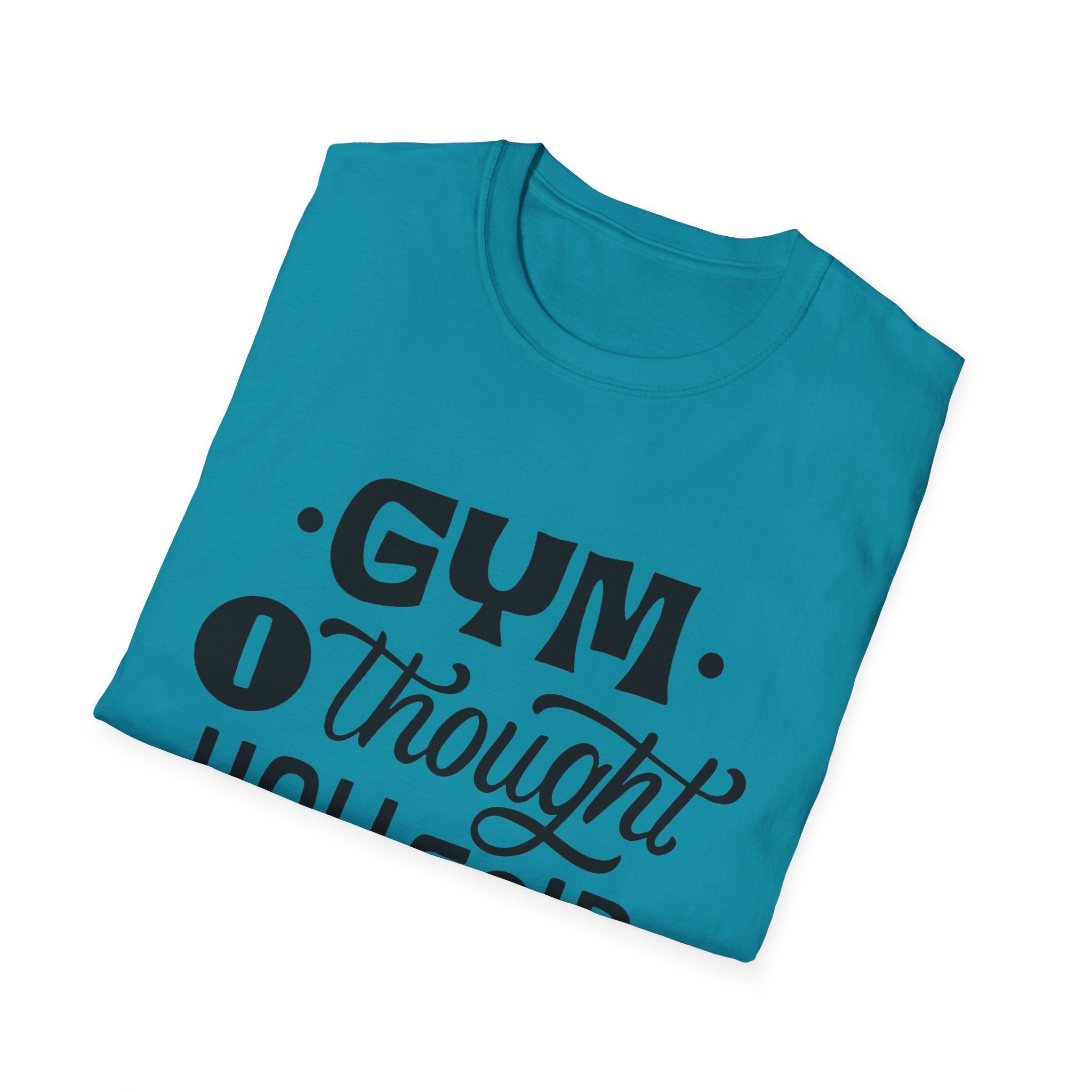 Funny Gym T-Shirt: 'I Thought You Said Gin', Unisex Softstyle Tee Perfect for Workout Lovers, Gift for Friends, Fitness Humor, Casual Wear