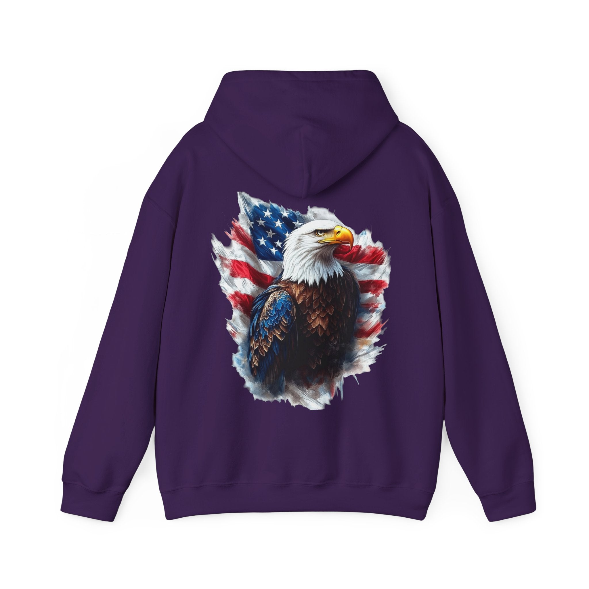 Patriotic Eagle Hoodie - Unisex Heavy Blend™ Sweatshirt