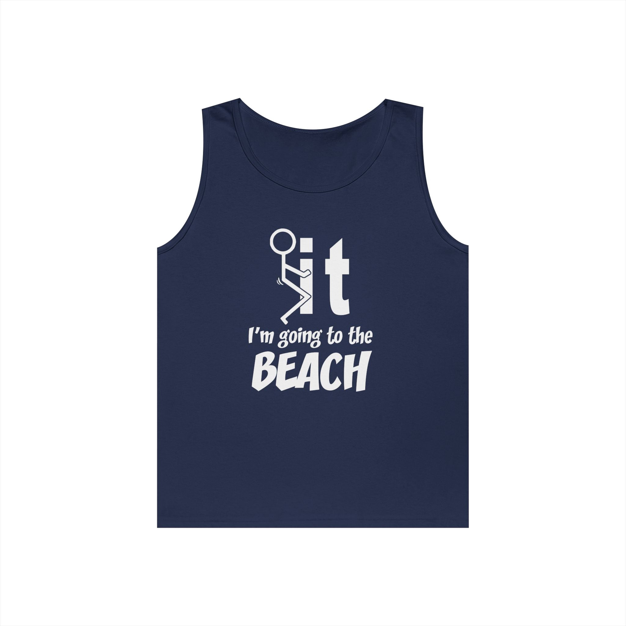 Unisex Beach Vacation Tank Top, Summer Apparel, Beachwear, Gift for Vacationers, Funny Tank for Men and Women