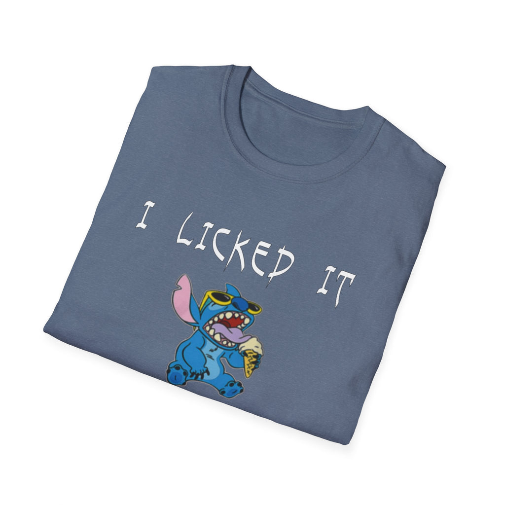 I Licked It, So It's Mine T-Shirt | Fun Graphic Tees, Cartoon Apparel, Gift for Kids & Teens, Summer Wear, Family Reunion