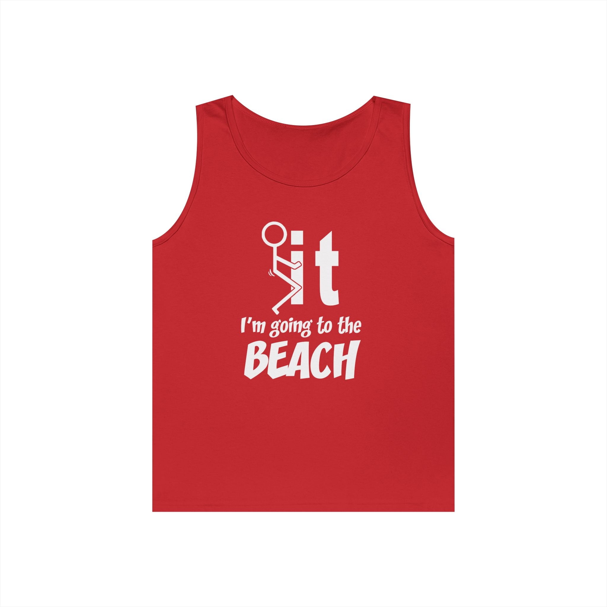Unisex Beach Vacation Tank Top, Summer Apparel, Beachwear, Gift for Vacationers, Funny Tank for Men and Women
