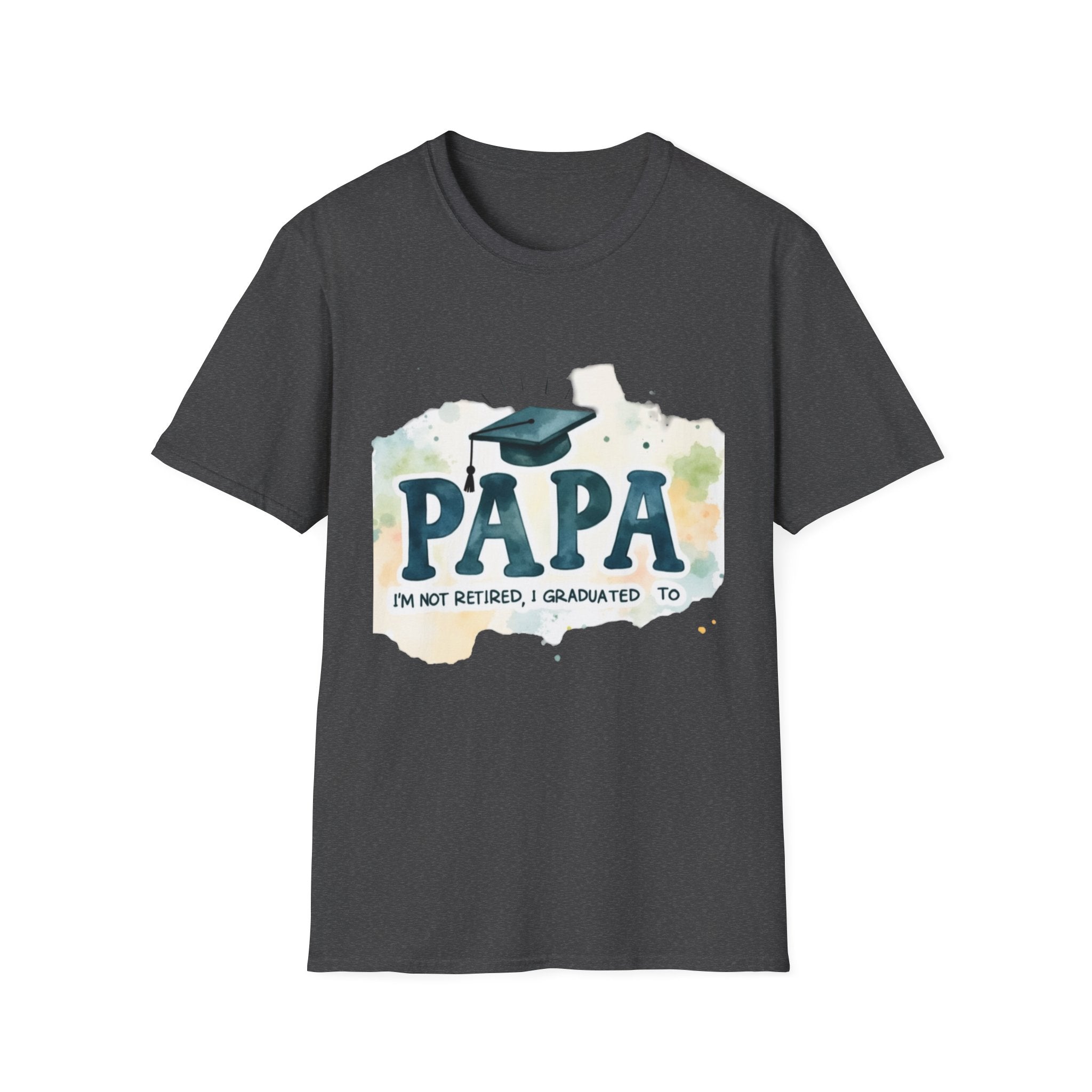 Funny Graduation T-Shirt for Dad, Great Gift for Father's Day, Papa Shirt, Unisex Softstyle Tee, Graduation Celebration Apparel