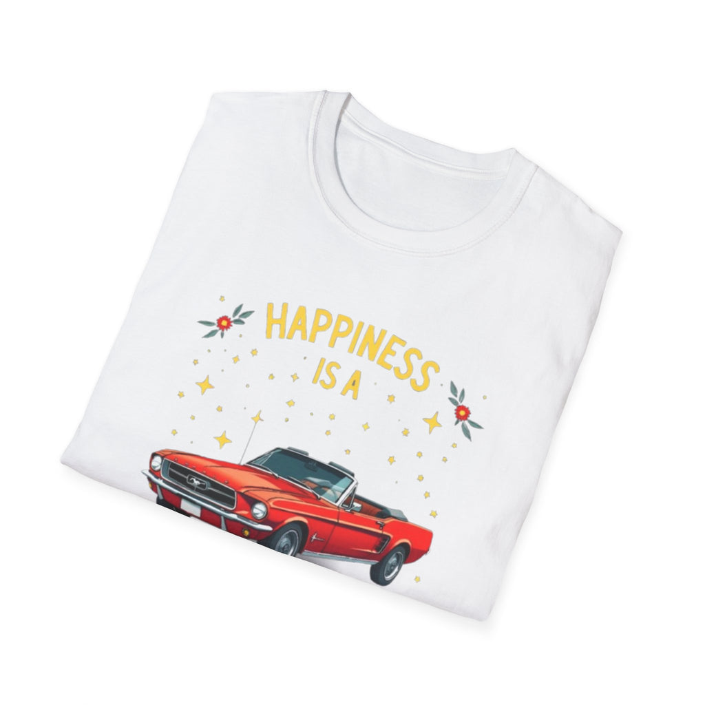 Retro Road Trip Unisex Softstyle T-Shirt - Happiness is a Road Trip Tee, Summer Adventure Shirt, Car Lovers Gift, Vacation Wear, [...]