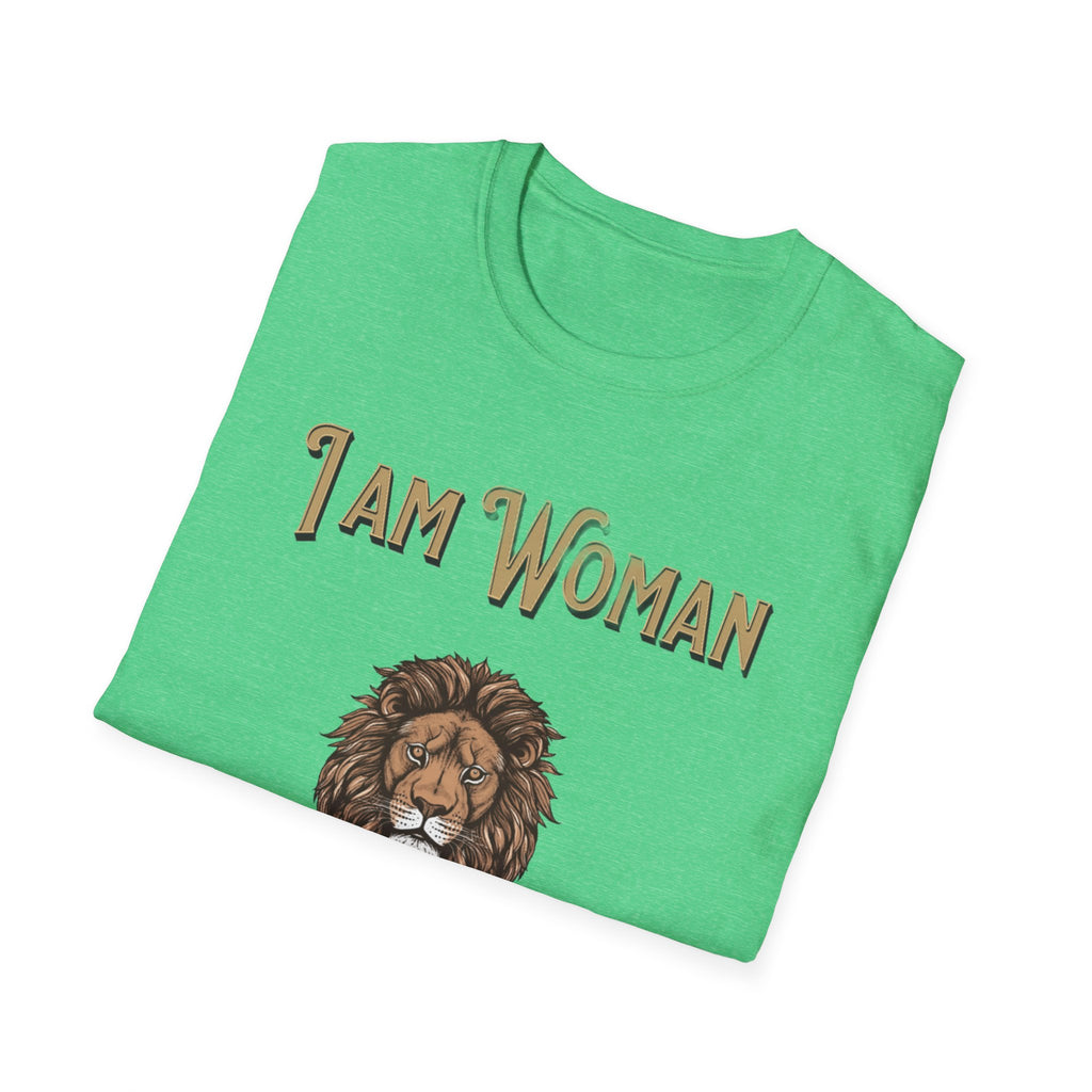 Empowering Women's T-Shirt: I Am Woman, Hear Me Roar | Feminist Apparel, Gift for Her, Motivational Tee, Casual Wear, Women's Rights