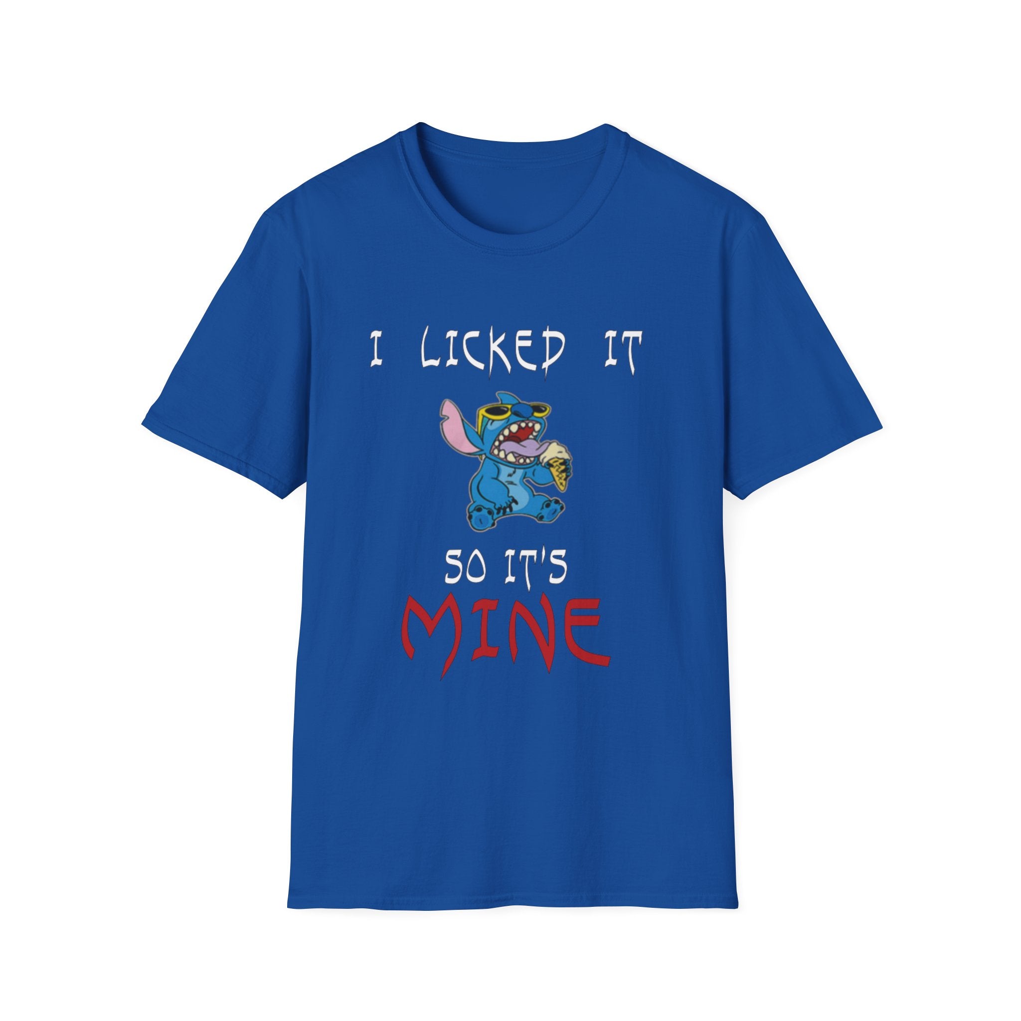 I Licked It, So It's Mine T-Shirt | Fun Graphic Tees, Cartoon Apparel, Gift for Kids & Teens, Summer Wear, Family Reunion