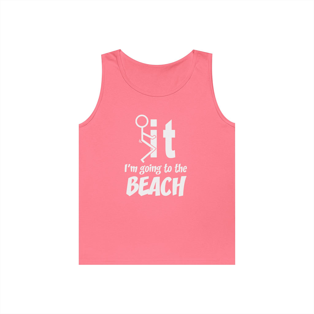 Unisex Beach Vacation Tank Top, Summer Apparel, Beachwear, Gift for Vacationers, Funny Tank for Men and Women