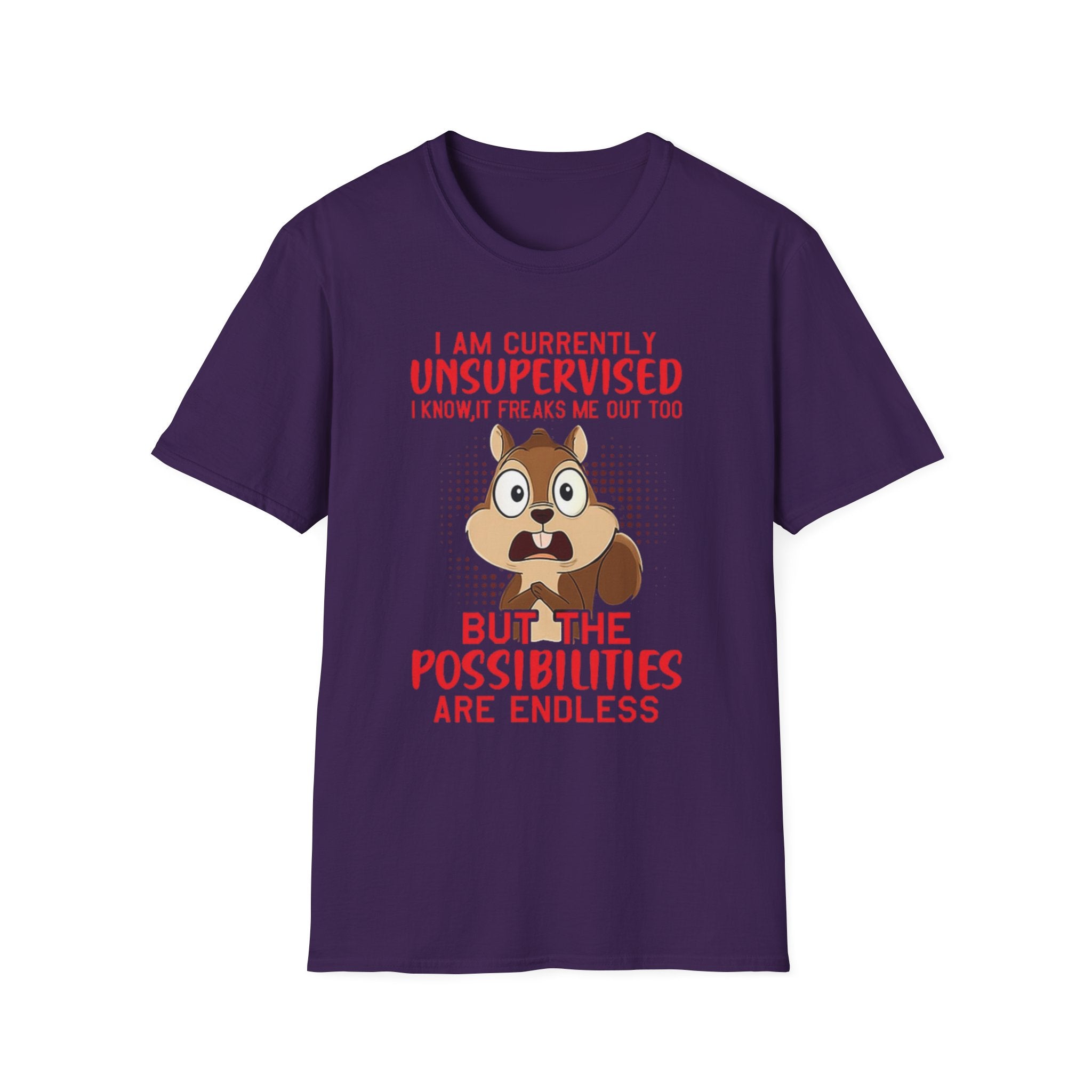 Unsupervised Possibilities T-Shirt, Funny Graphic Tee, Gift for Kids, Casual Wear, Birthday Gift, Unisex T-Shirt