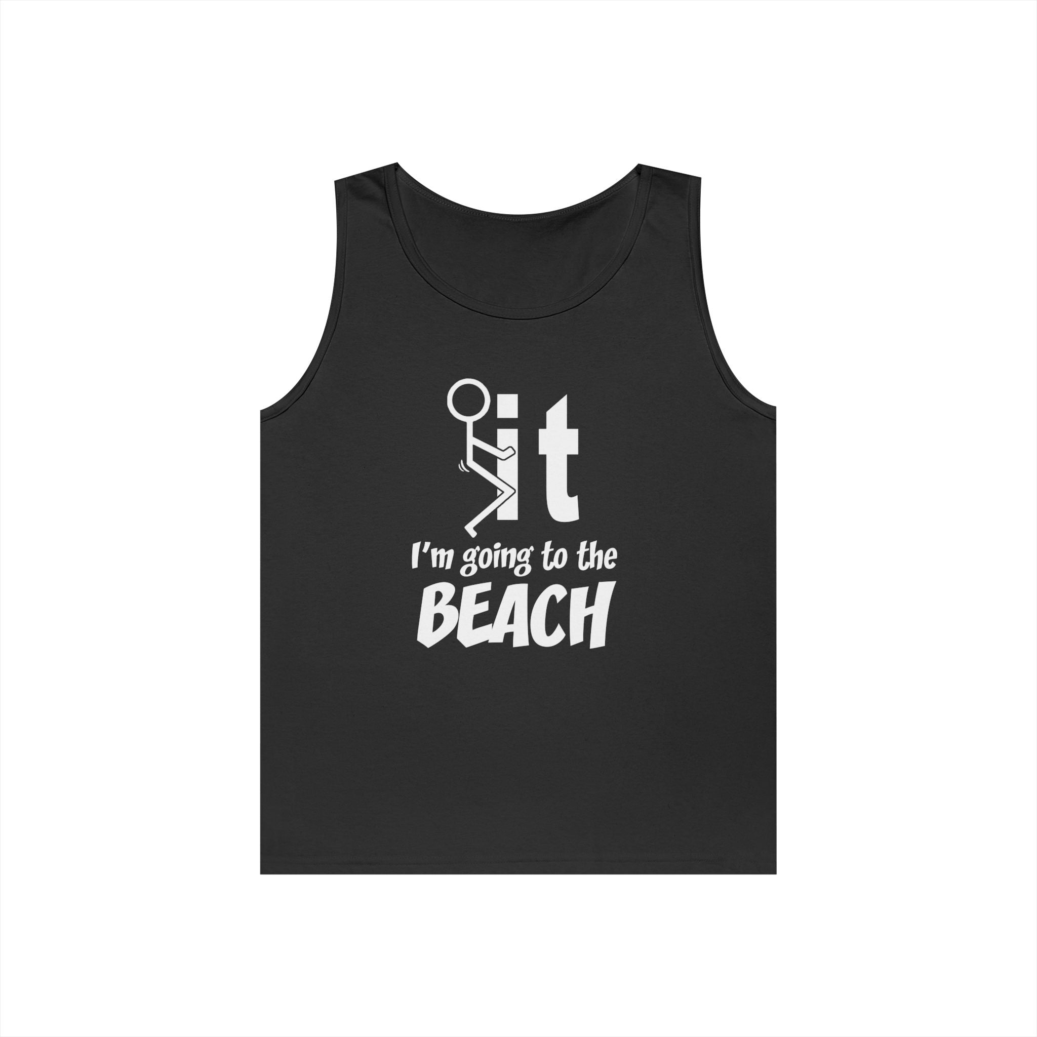 Unisex Beach Vacation Tank Top, Summer Apparel, Beachwear, Gift for Vacationers, Funny Tank for Men and Women